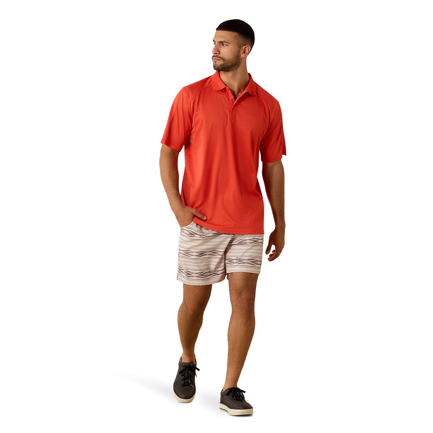 Ariat Men's AC Paprika Red Polo Shirt 10071428