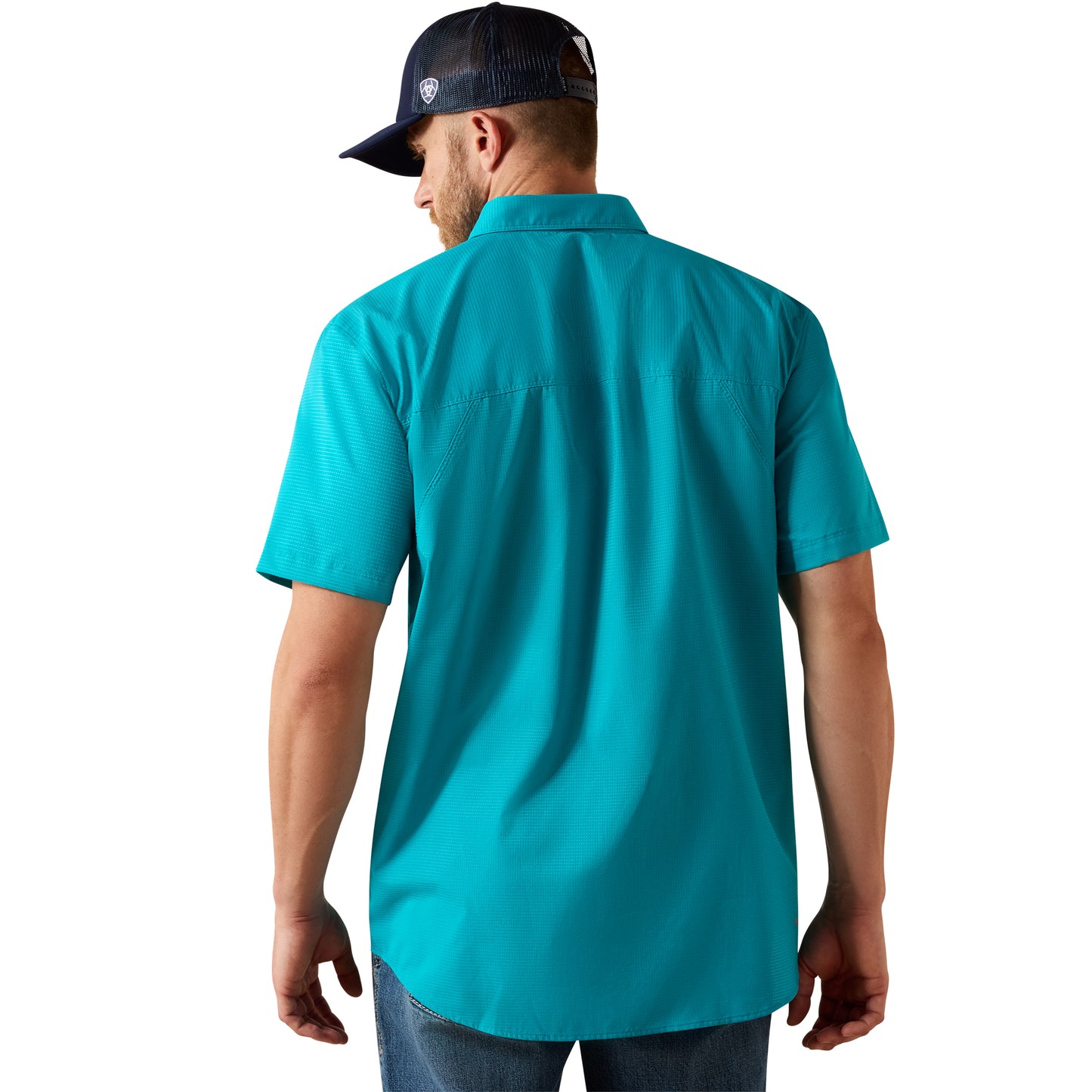 Ariat Men's 360 Airflow Miami Blue Classic Fit Shirt 10071464