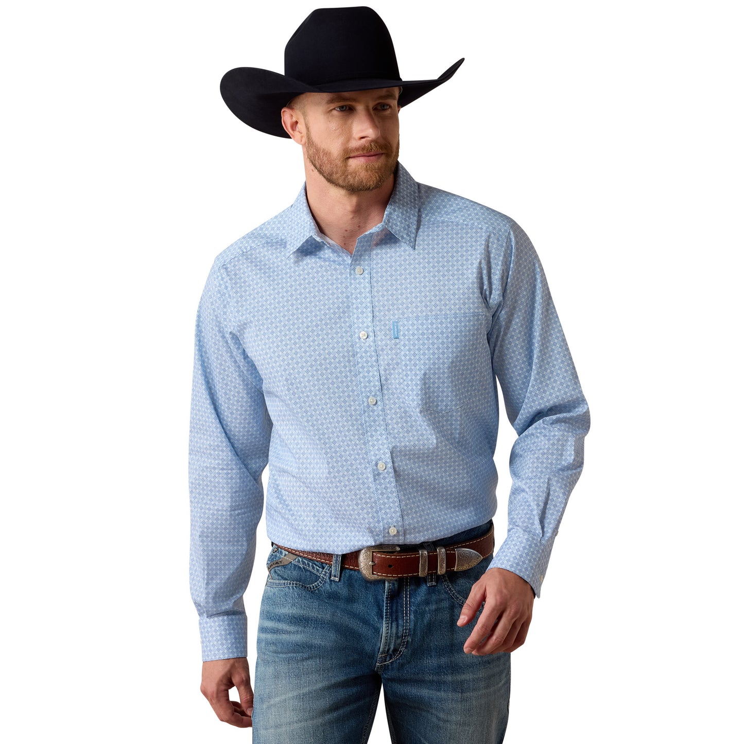 Ariat Men's Everything Classic Fit Blissful Blue Shirt 10071589
