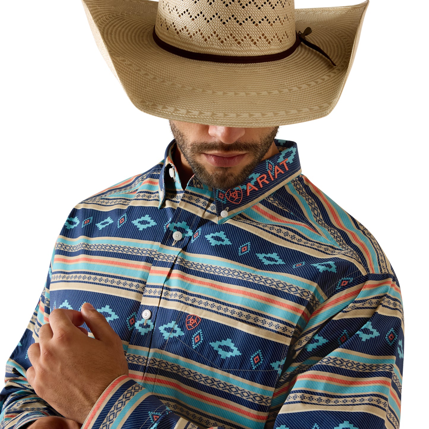 Ariat Men's Team Jet Classic Fit Button Down Shirt 10071717