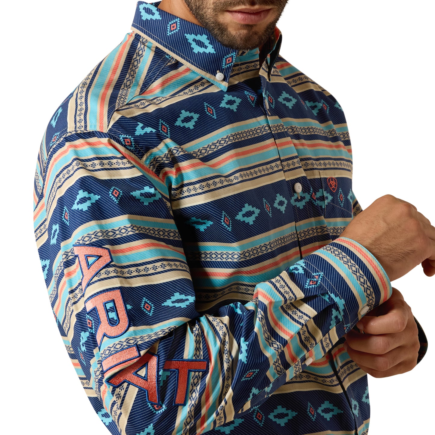 Ariat Men's Team Jet Classic Fit Button Down Shirt 10071717