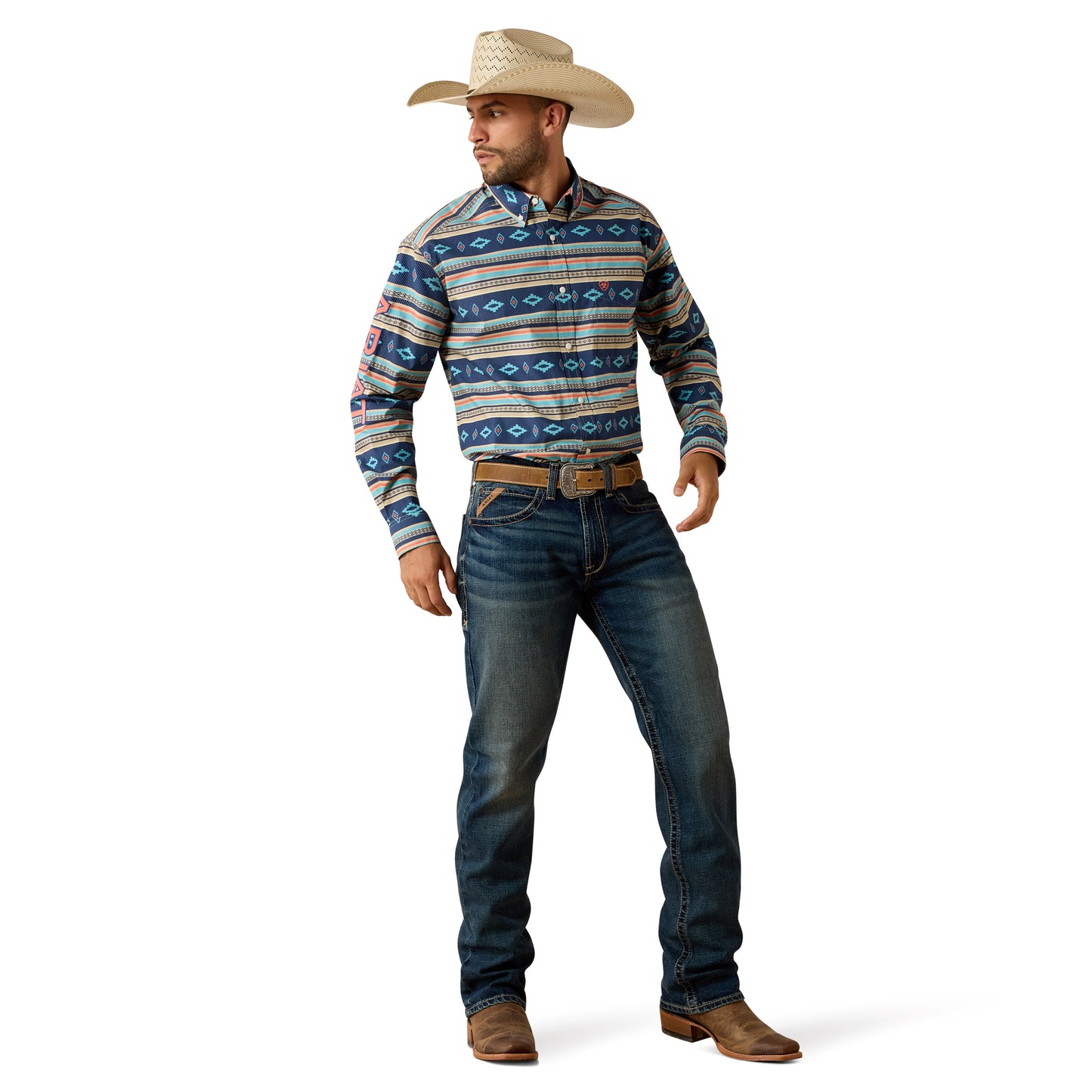 Ariat Men's Team Jet Classic Fit Button Down Shirt 10071717