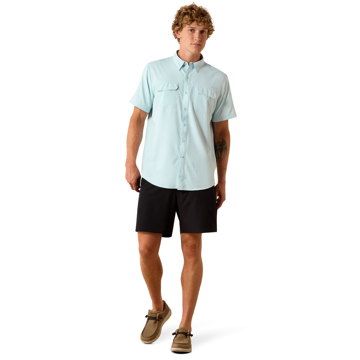 Ariat Men's VentTEK Blue Glow Outbound Fitted Shirt 10071763