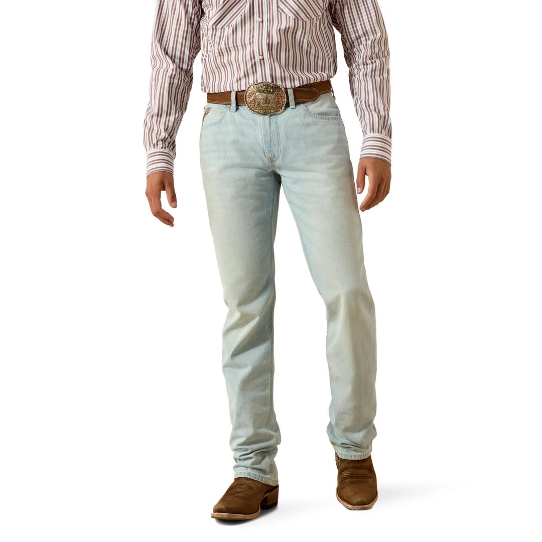 Ariat Men's M5 Judd Newport Wash Denim Straight Leg Jeans 10072950 front