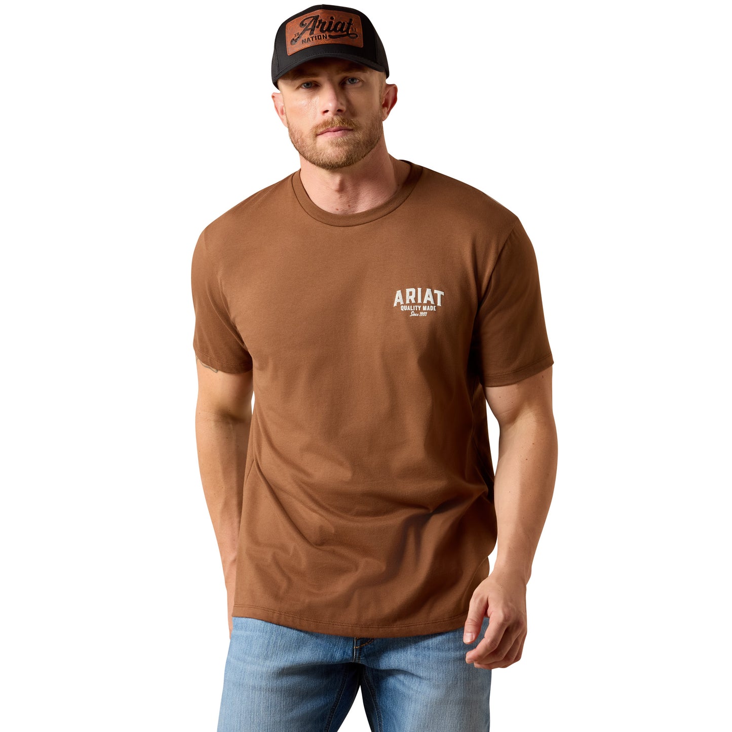 Ariat Men's Quality Wood States Soft Silt Classic Fit T-Shirt 10073411