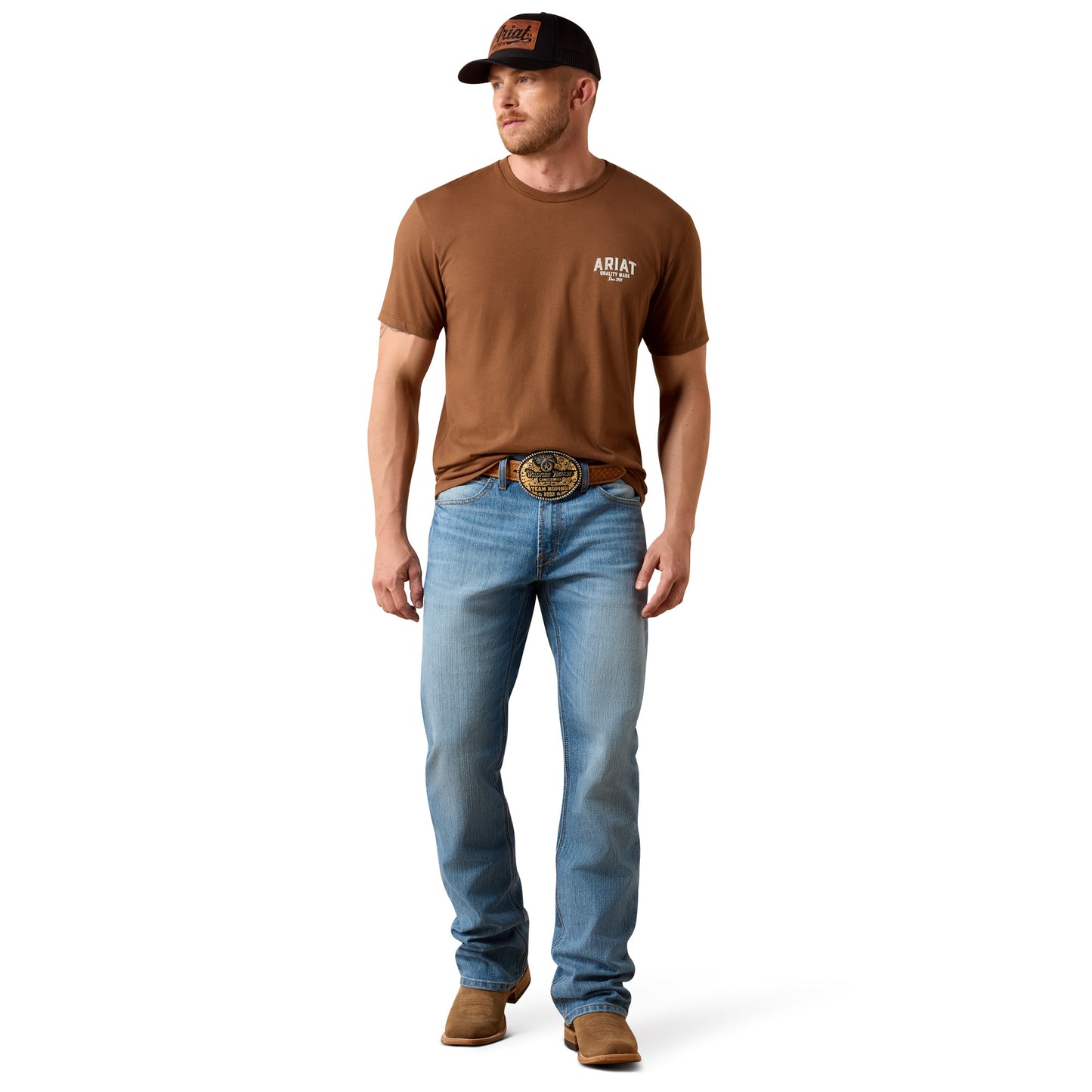 Ariat Men's Quality Wood States Soft Silt Classic Fit T-Shirt 10073411