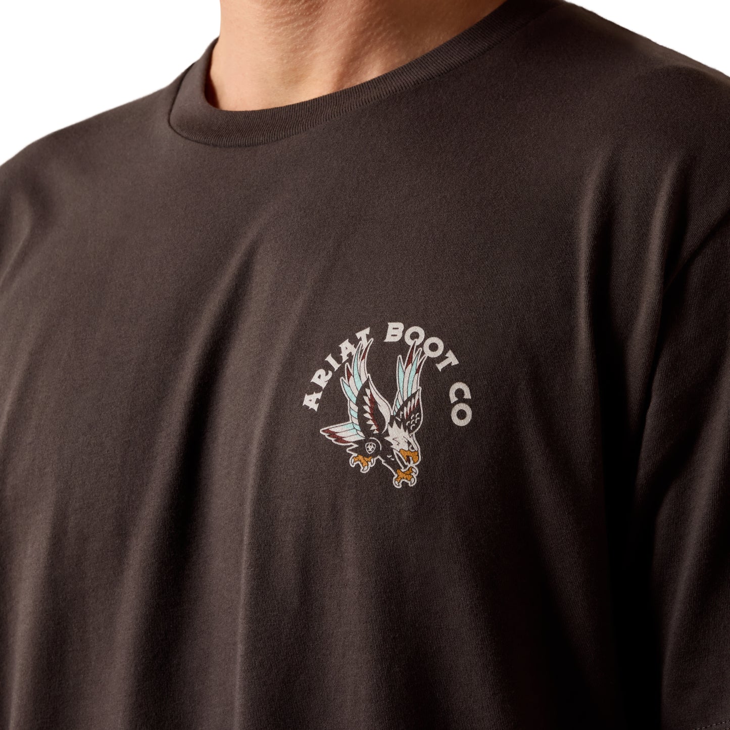 Ariat Men's Traditional Eagle Land of the Free Vintage Black T-Shirt 10073413
