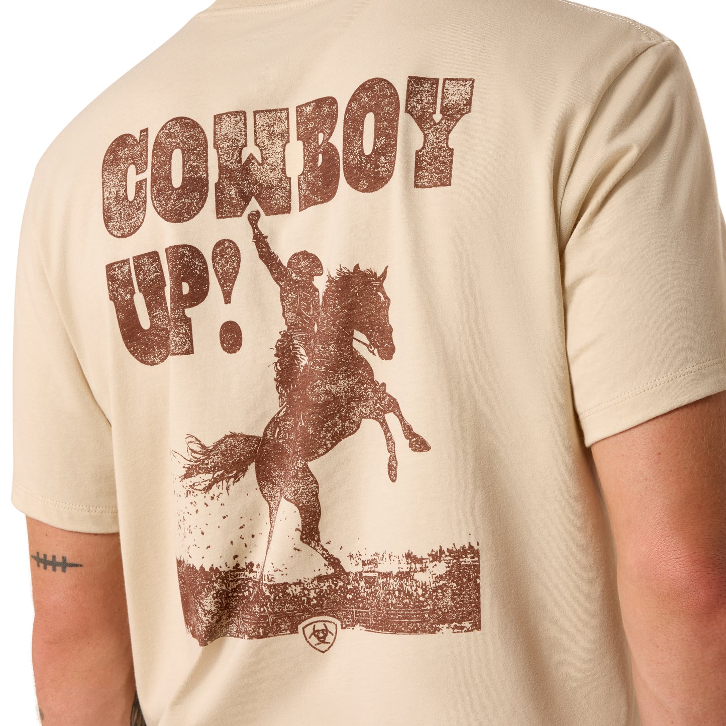 Ariat Men's Cowboy Up Natural T-Shirt 10073414