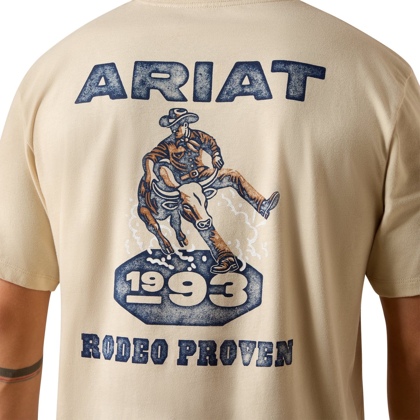 Ariat Men's Proven Stamp Natural Tan T-Shirt 10073416
