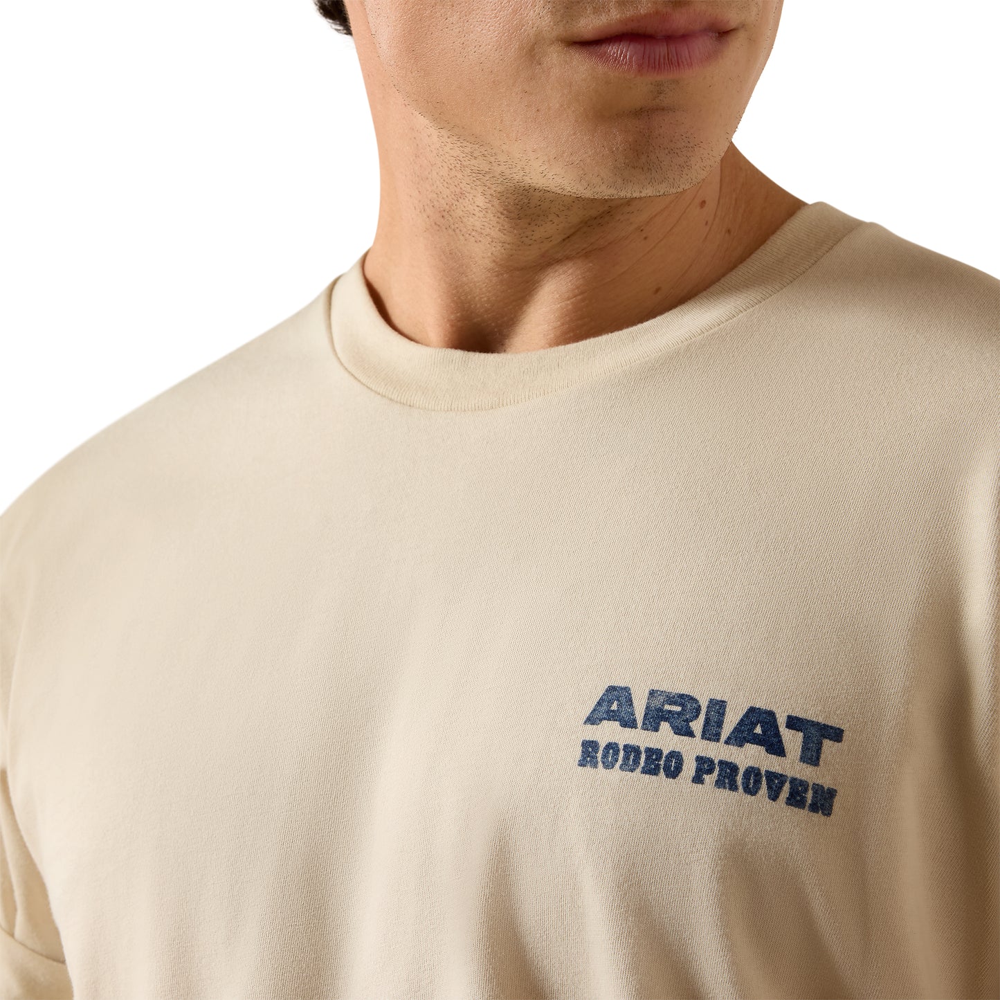 Ariat Men's Proven Stamp Natural Tan T-Shirt 10073416