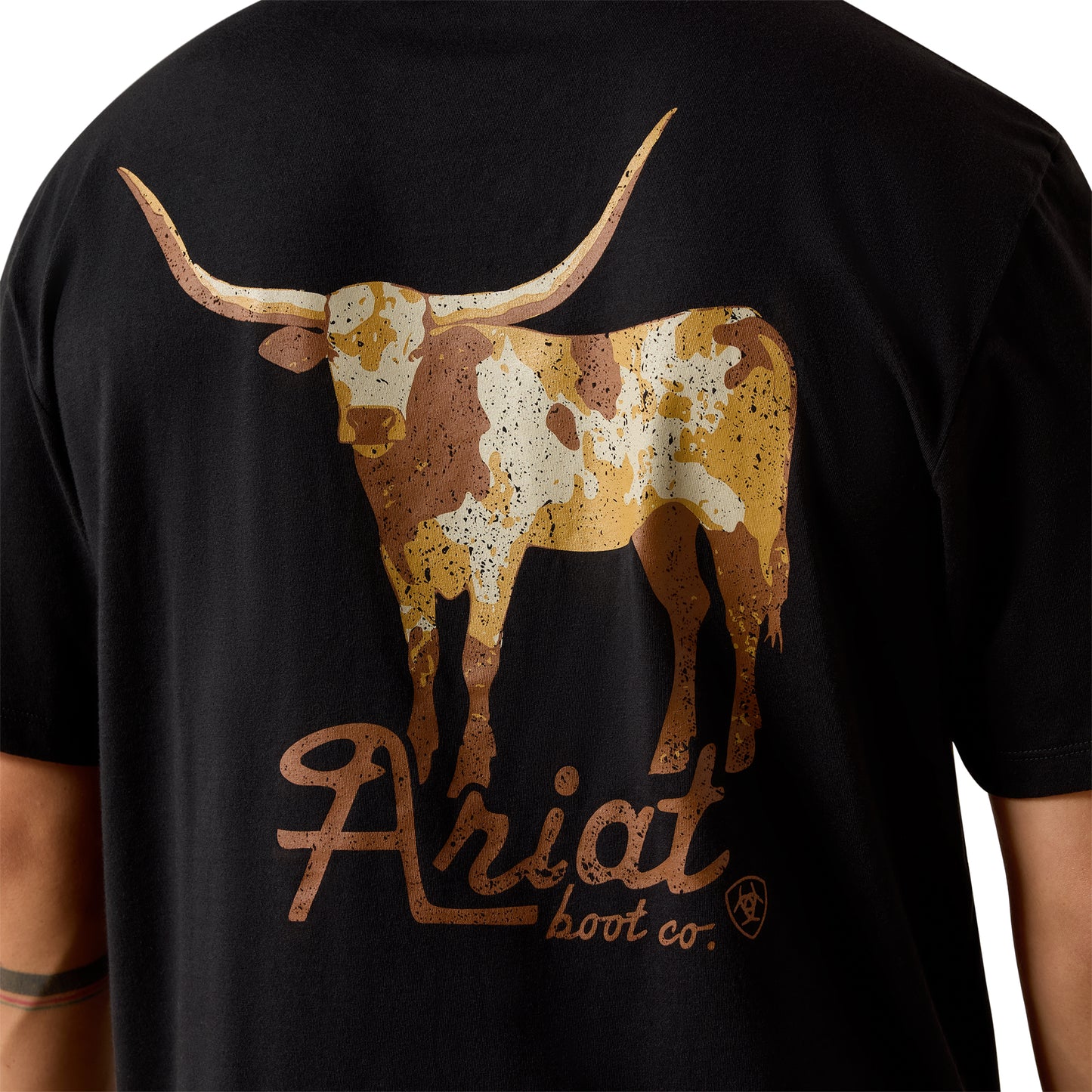 Ariat Men's Cowmooflage Black Classic Fit T-Shirt 10073419