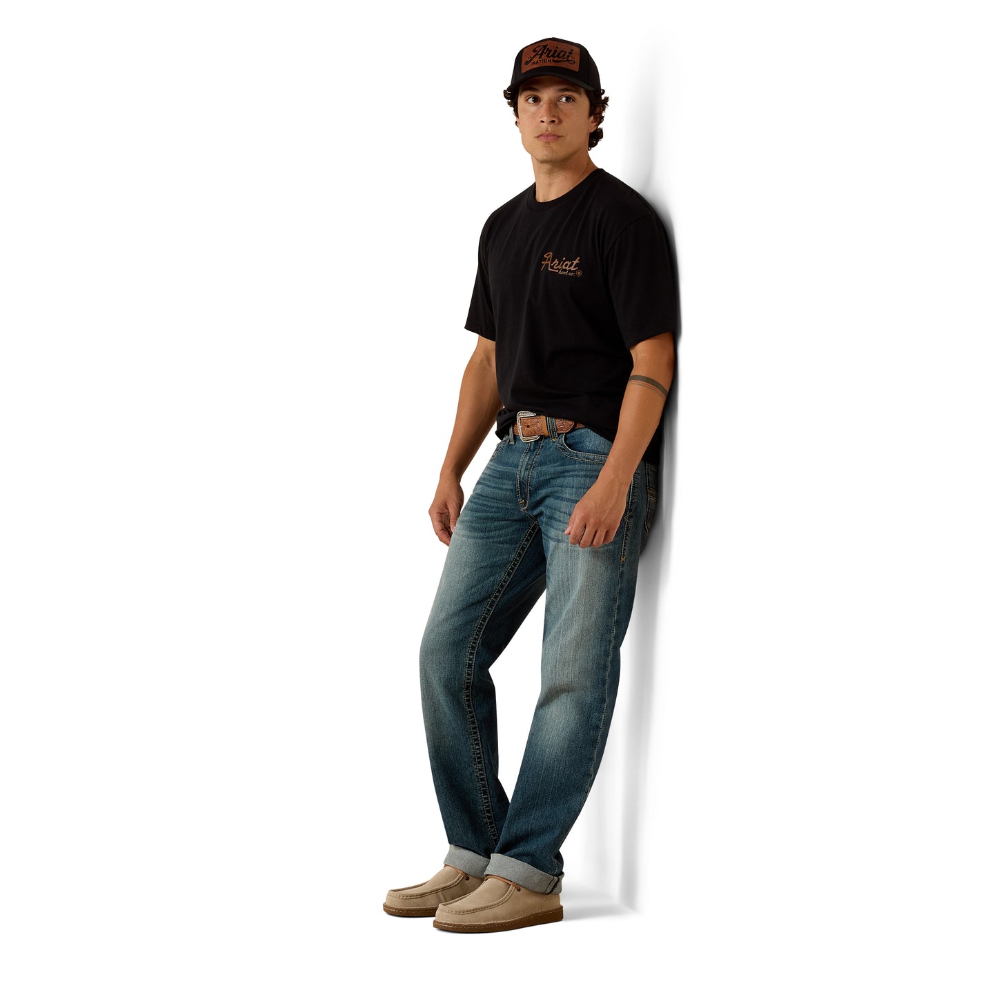 Ariat Men's Cowmooflage Black Classic Fit T-Shirt 10073419