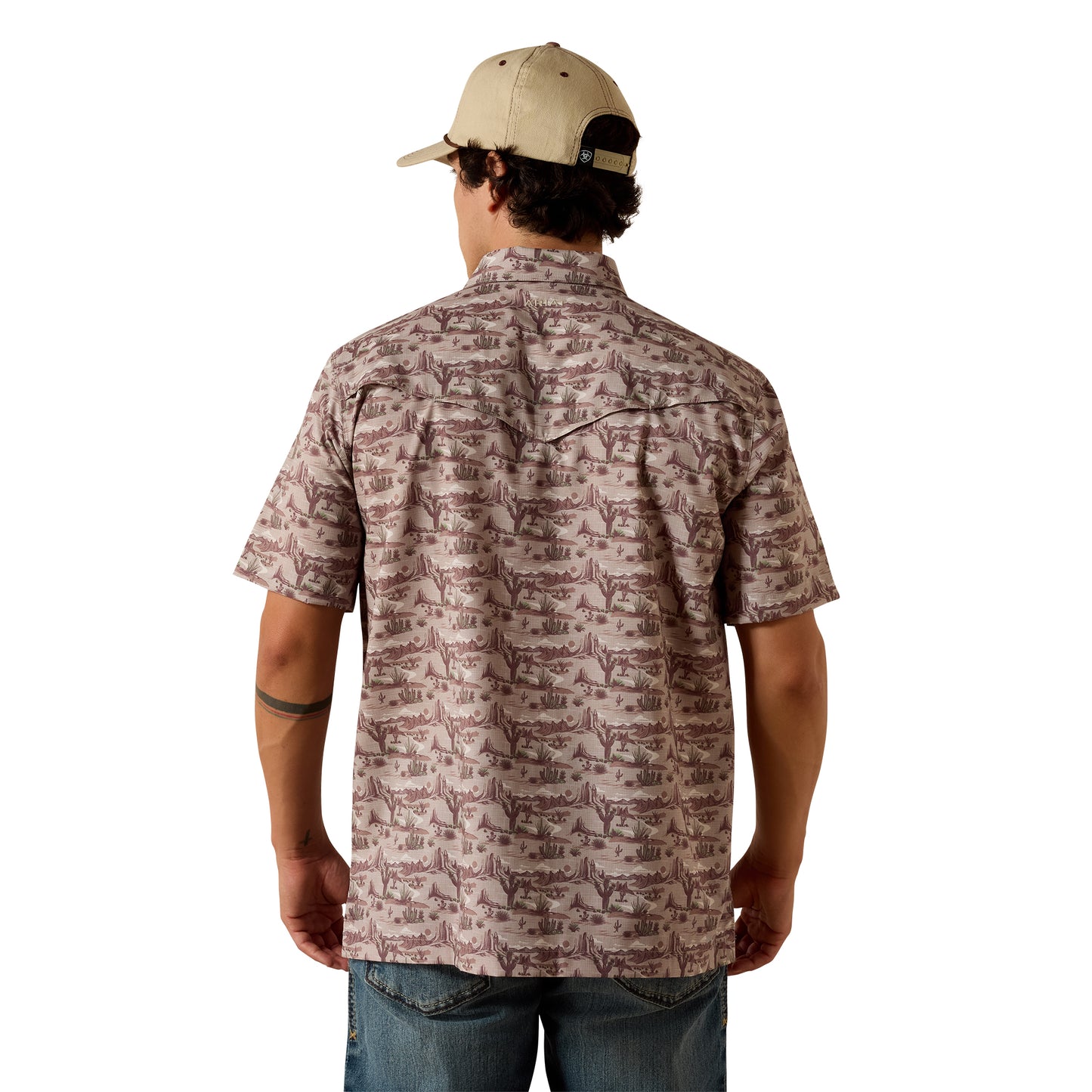 Ariat Men's VentTEK Tuffet Southwest Landscape Print Western Snap Shirt 10073426