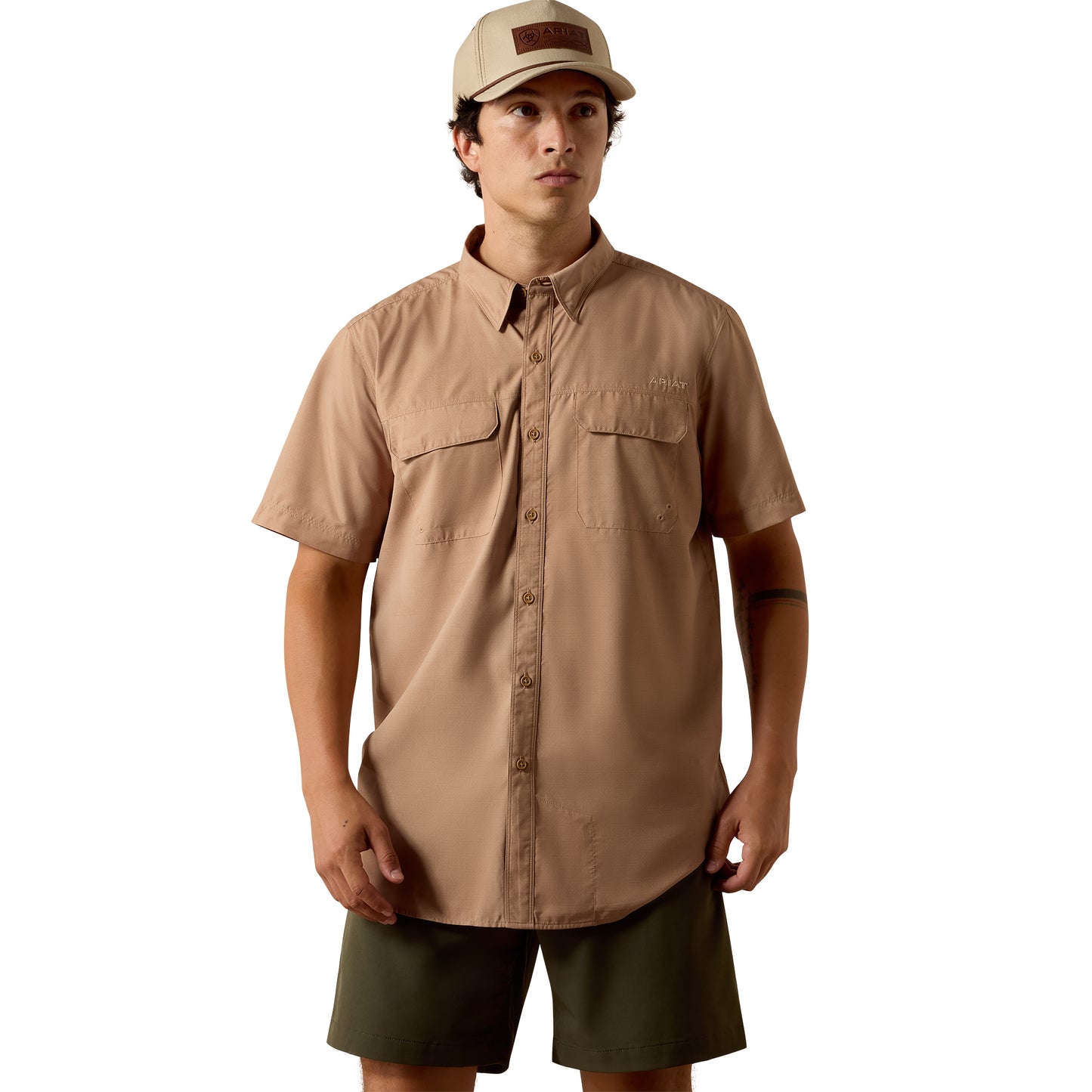 Ariat Men's VentTEK Cartouche Printed Outbound Fitted Shirt 10073427