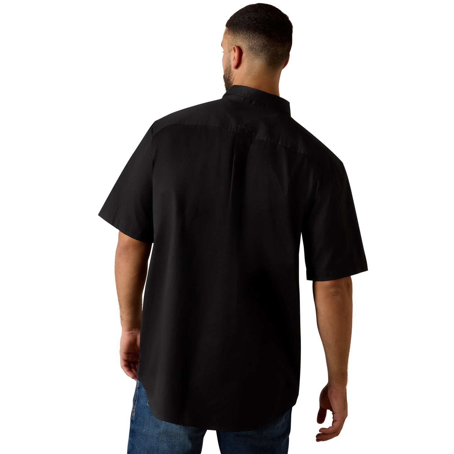 Ariat Men's Lightweight Twill Black Classic Fit Shirt 10073432