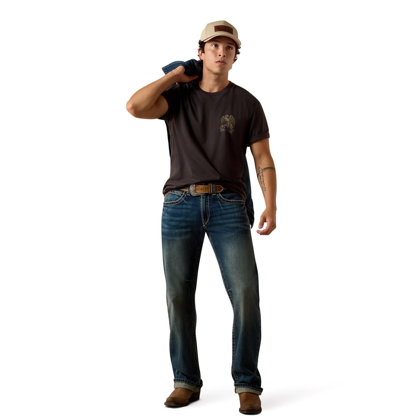 Ariat Men's Black Proudly Authentic Classic Fit T-Shirt 10073457