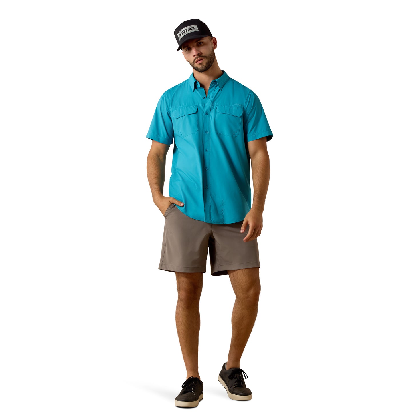 Ariat Men's VentTEK Outbound Blue Moon Fitted Shirt 10073464