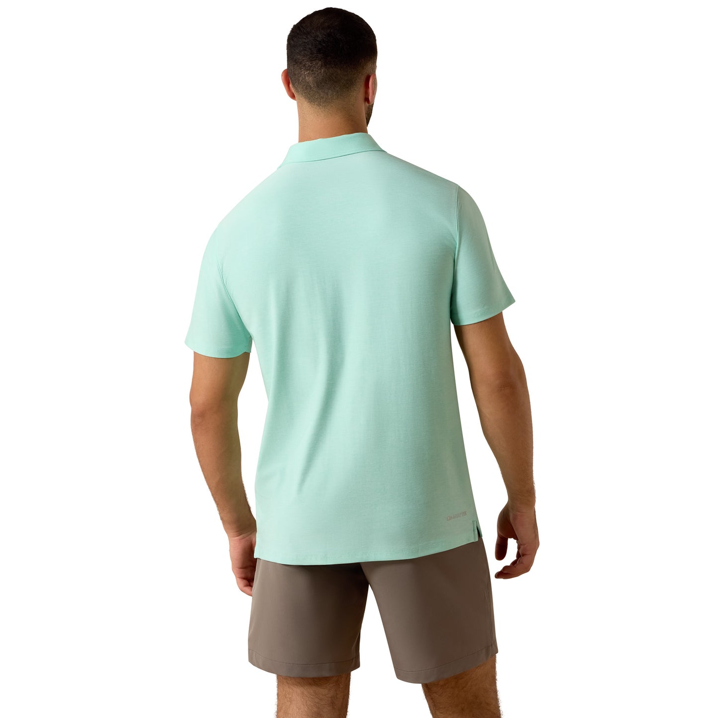 Ariat Men's Charger 2.0 Beach Glass Fitted Polo 10073466