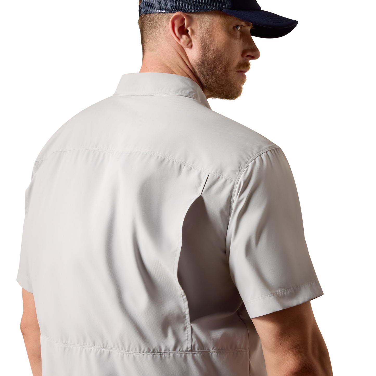 Ariat Men's VentTEK Outbound Light Grey Classic Fit Shirt 10073473