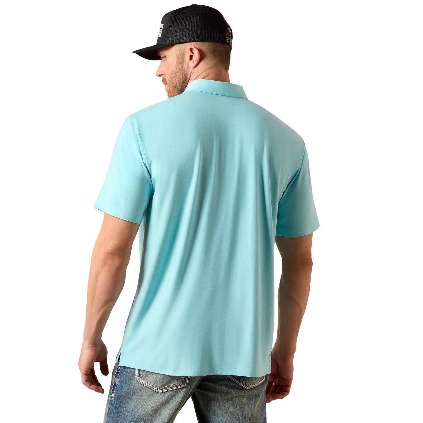 Ariat Men's Charger 2.0 Angel Blue Polo 10073475