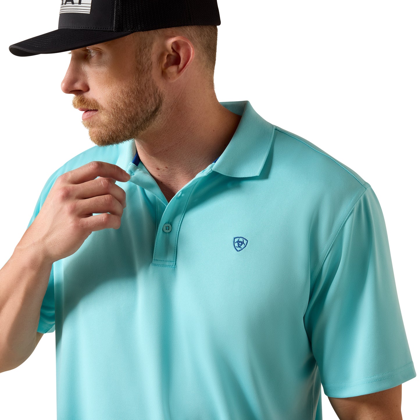 Ariat Men's Tek Angel Blue Polo 10073481
