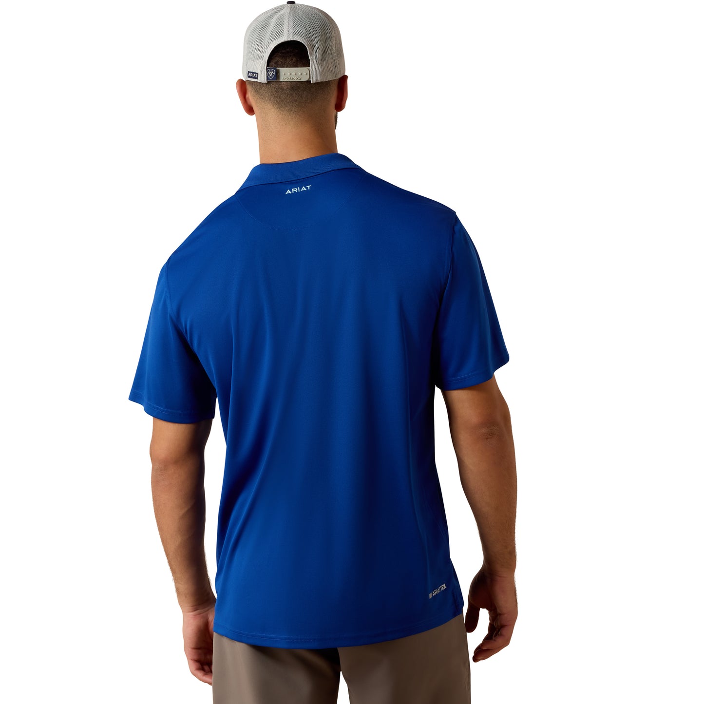Ariat Men's Tek Blue Quartz Polo 10073482