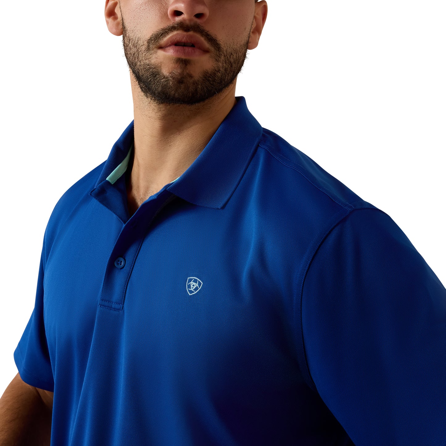 Ariat Men's Tek Blue Quartz Polo 10073482