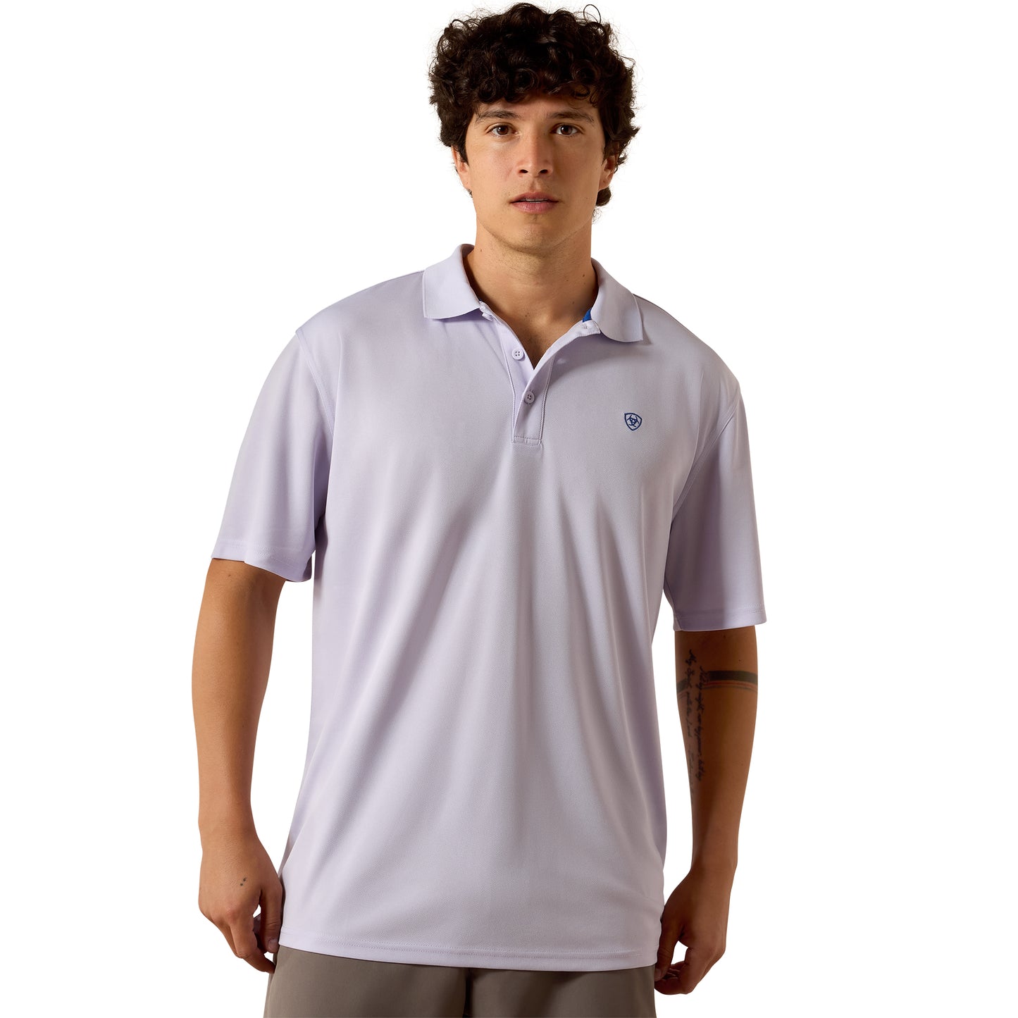 Ariat Men's Tek Purple Heather Polo 10073483