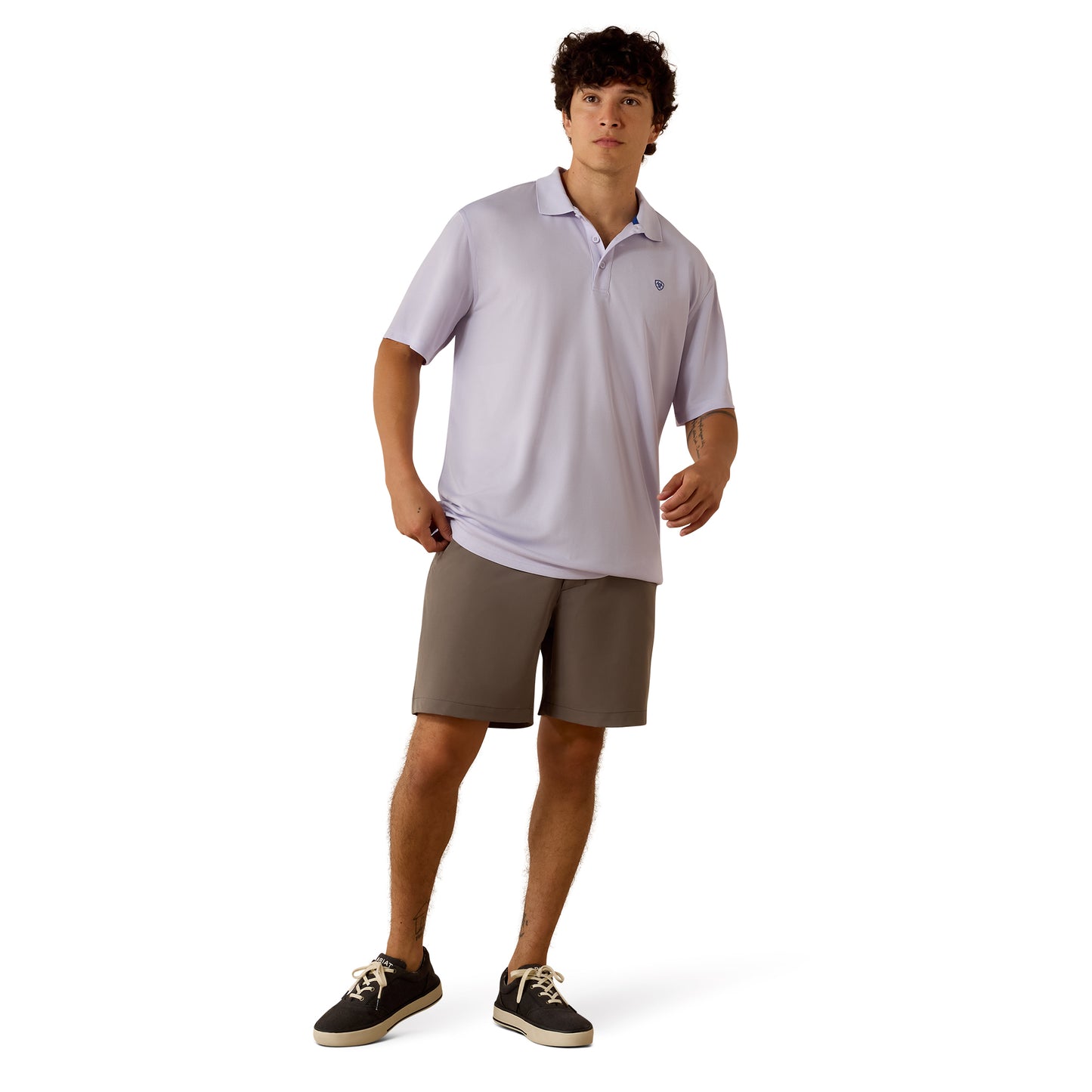Ariat Men's Tek Purple Heather Polo 10073483