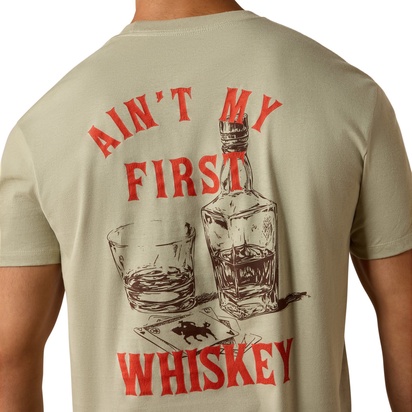 Ariat Men's Whiskey Uno Elm Brown T-Shirt 10073484