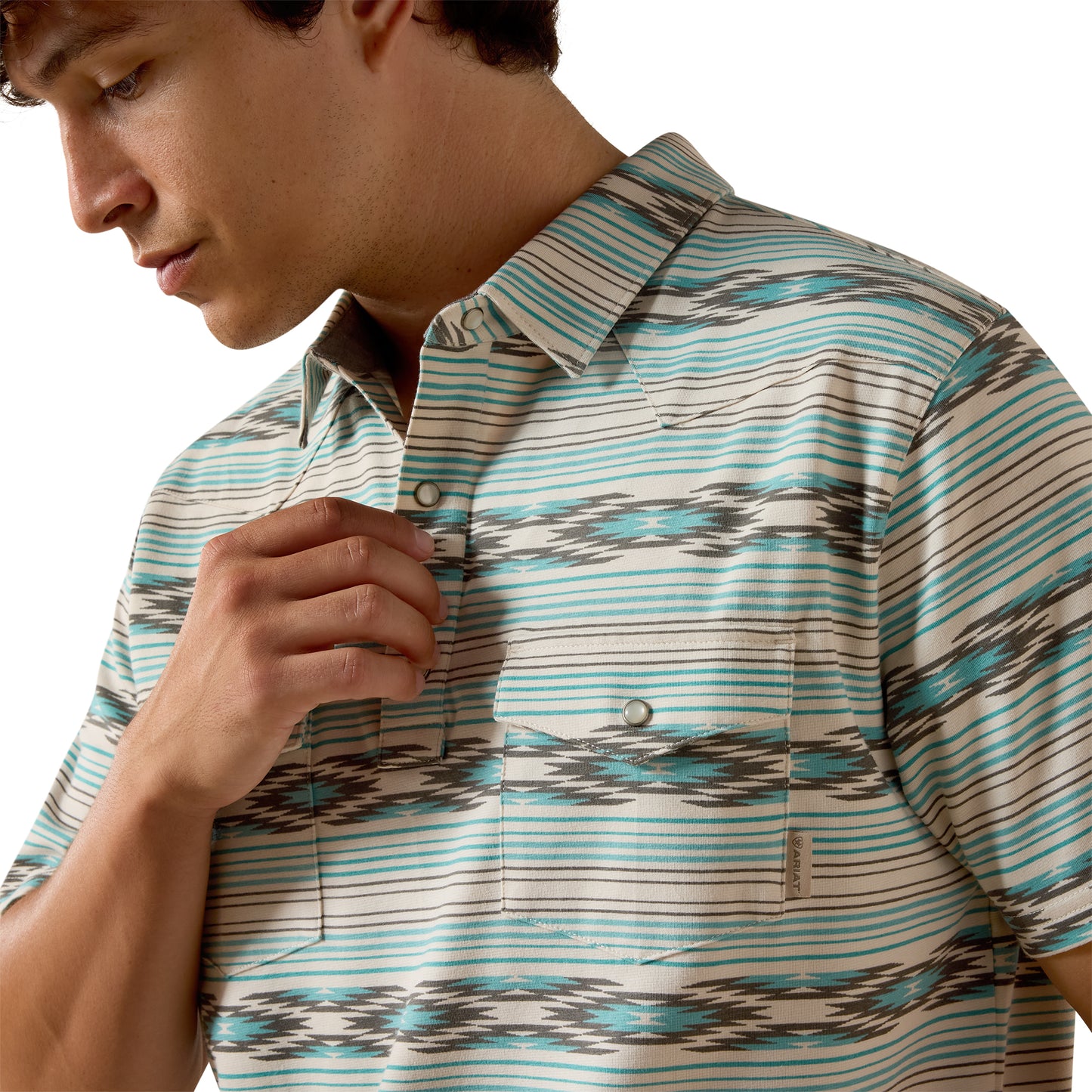 Ariat Men's Retro Western Snap Polo 10073501