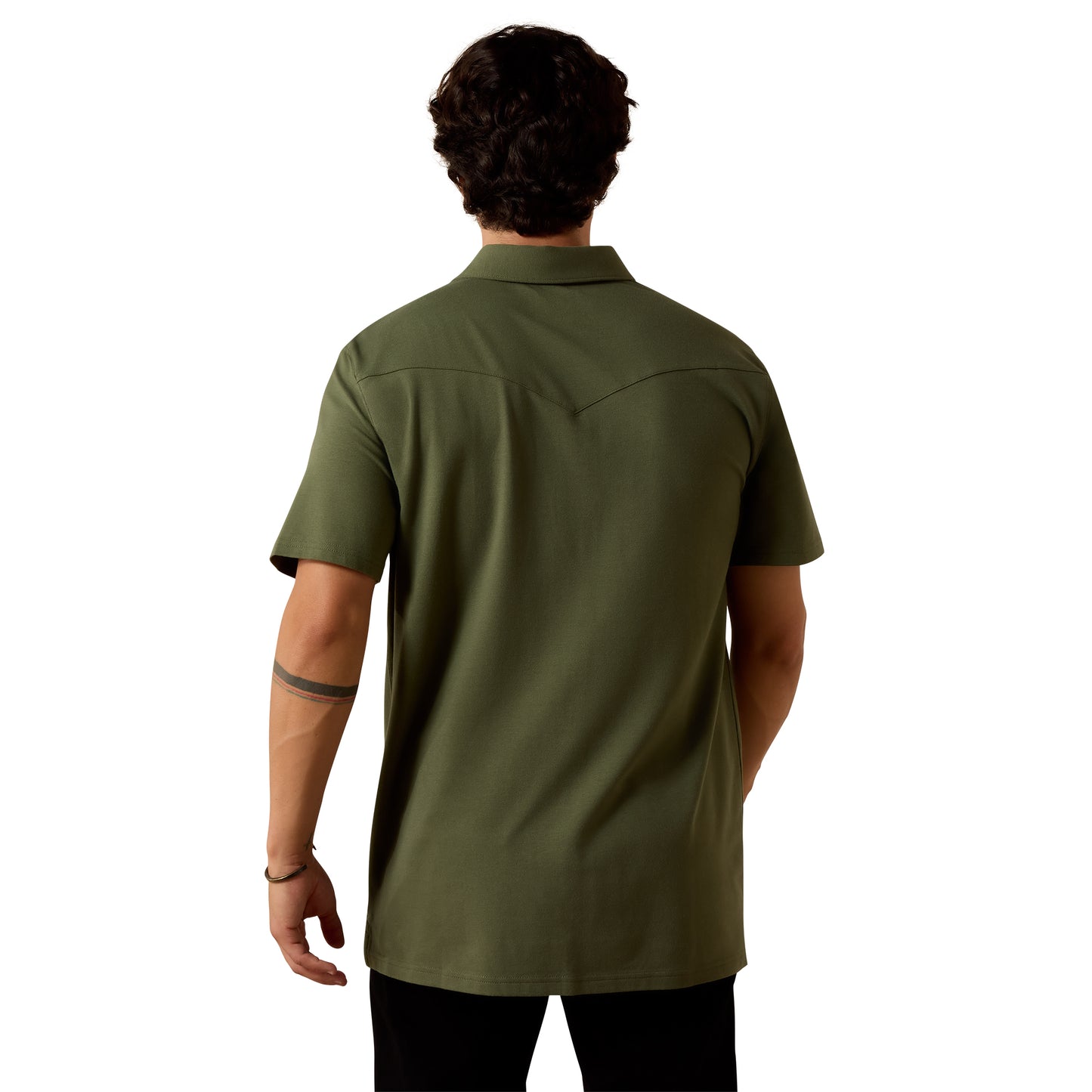 Ariat Men's Western Snap Polo 10073502