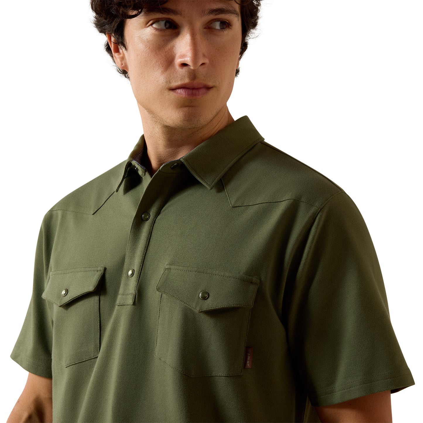 Ariat Men's Western Snap Polo 10073502