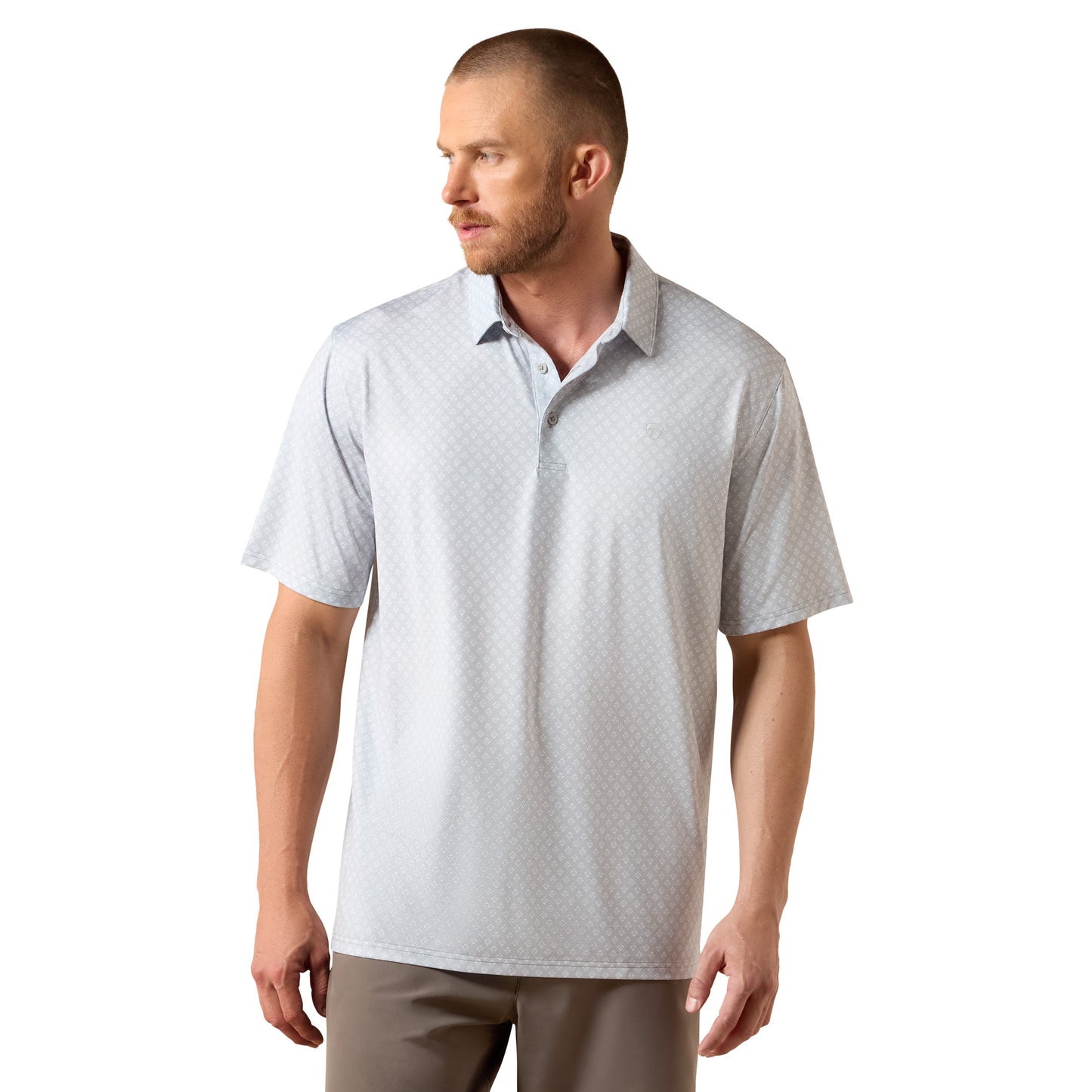 Ariat Men's 360 Airflow Eileen Grey Polo 10073508