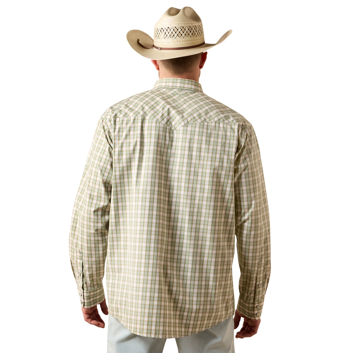 Ariat Men's Pro Series Fraser White Multi Plaid Snap Shirt 10073516