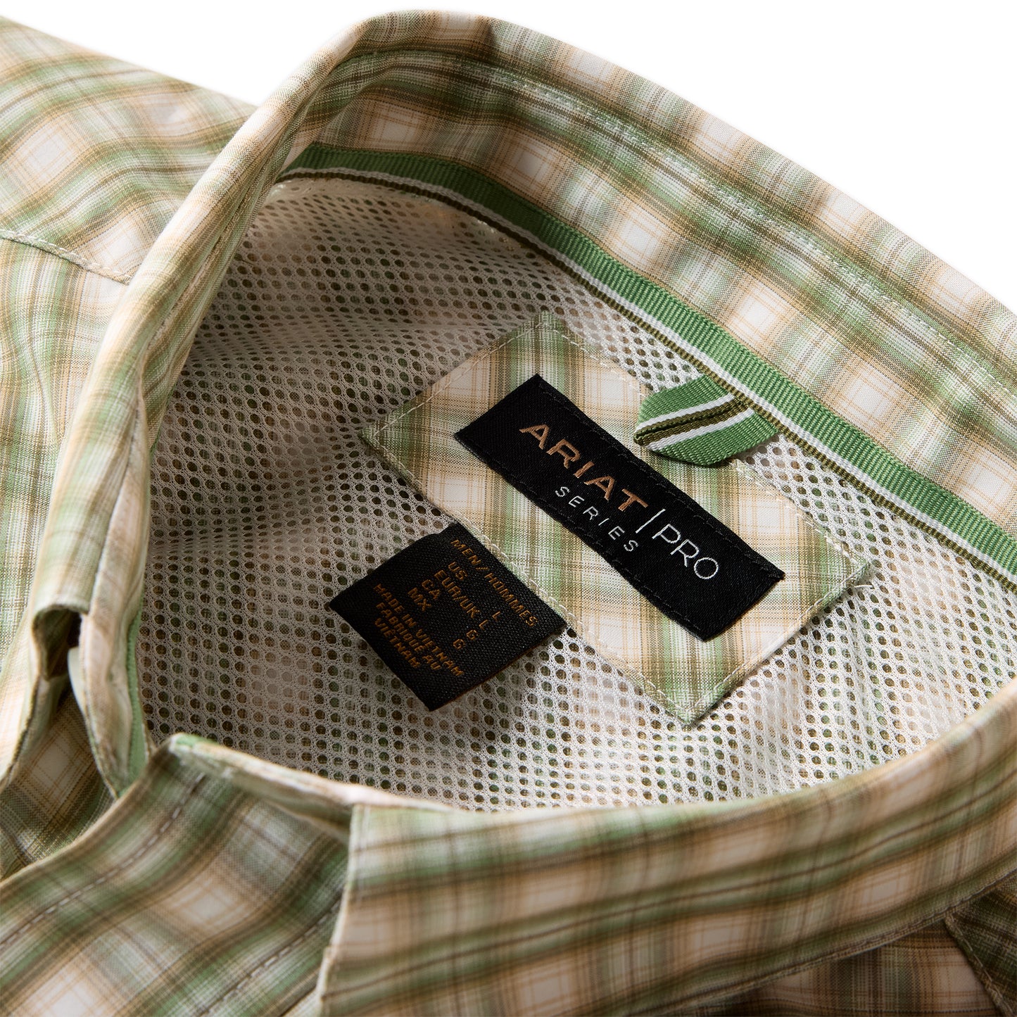 Ariat Men's Pro Series Fraser White Multi Plaid Snap Shirt 10073516