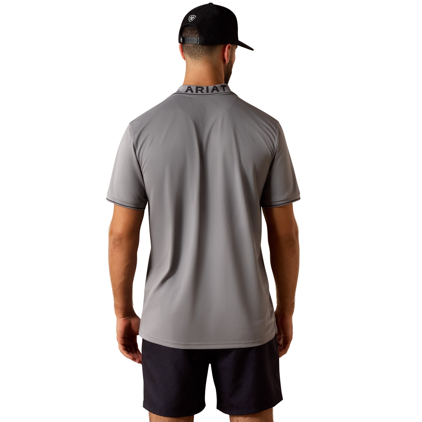 Ariat Men's Logo Fitted Sky Rocket Polo 10073583
