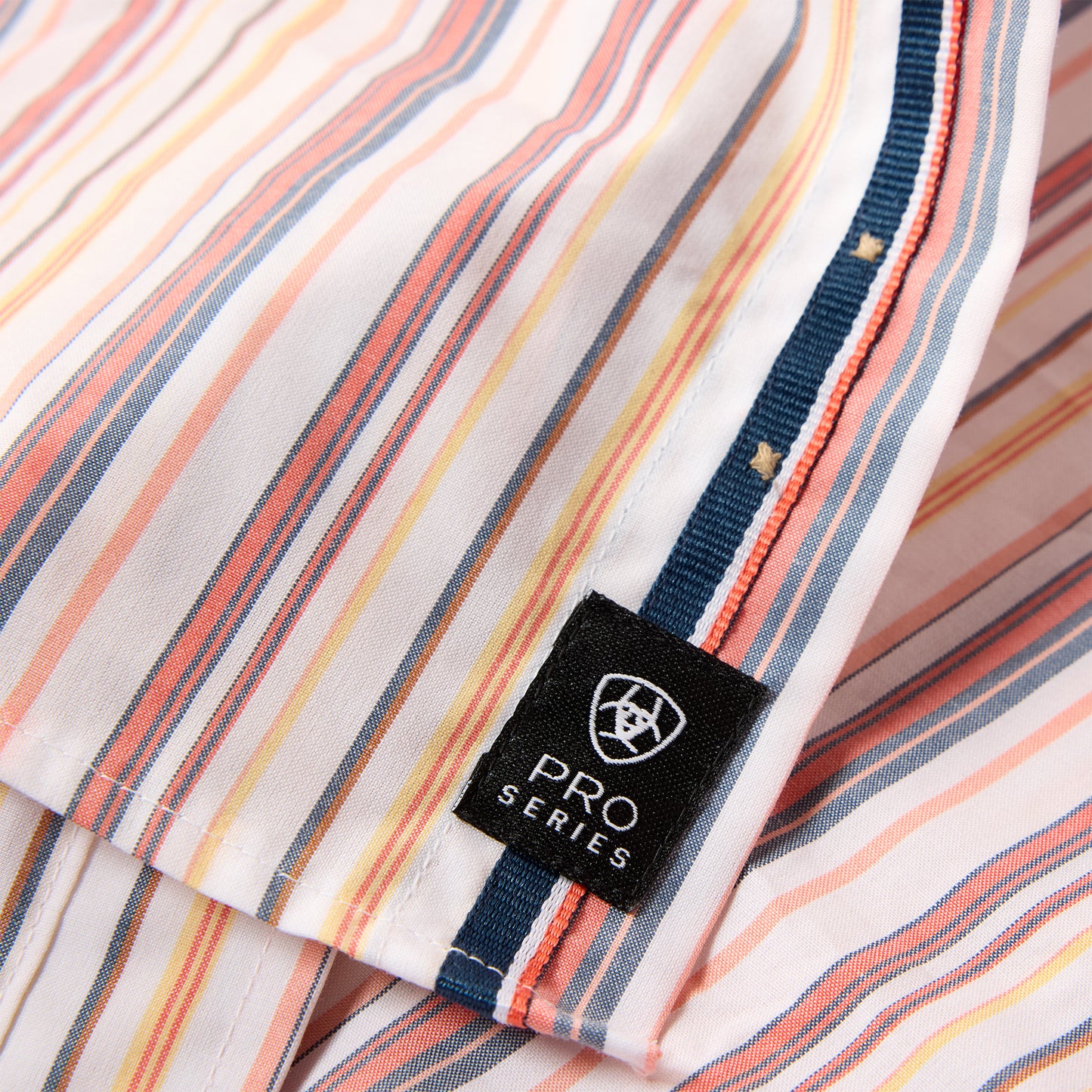 Ariat Men's Pro Series Neil Key Largo Blue Stripe Button Down Shirt 10073597