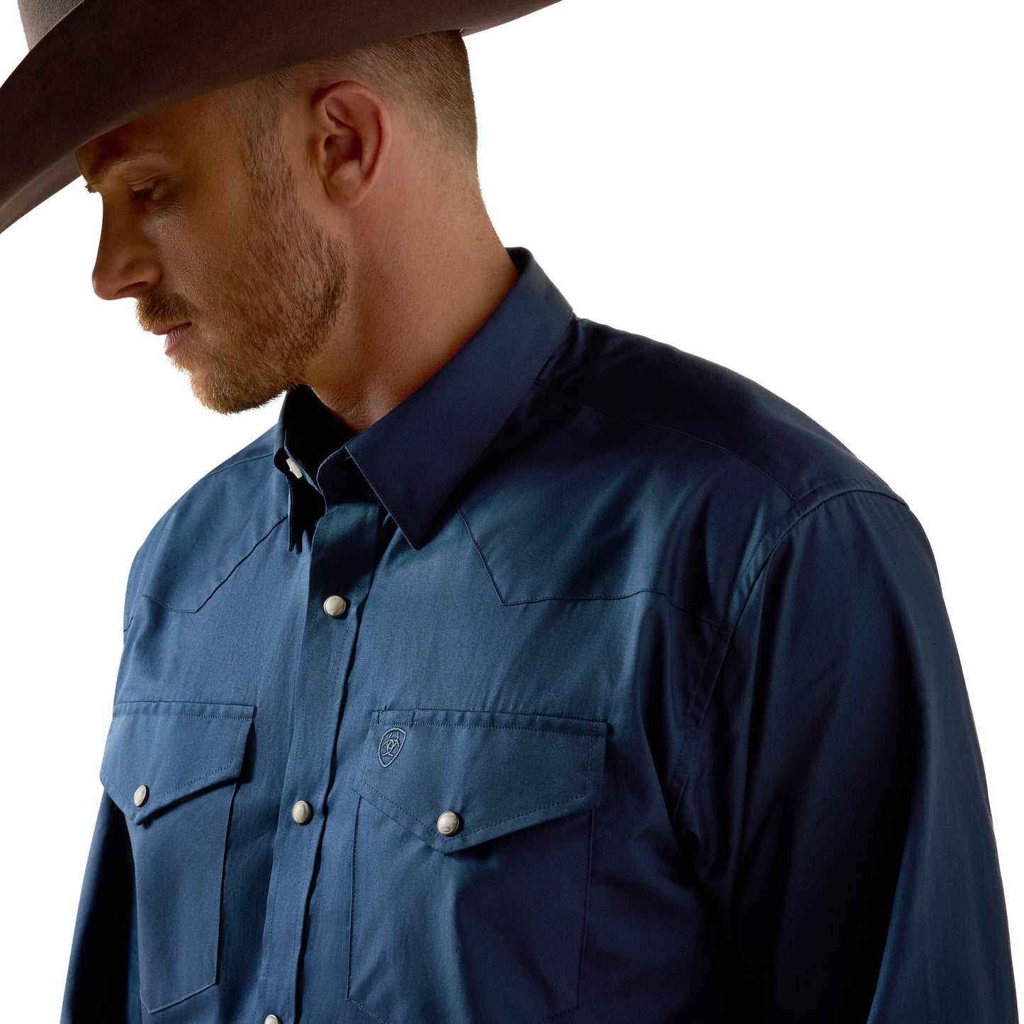 Ariat Men's Lightweight Key Largo Solid Twill Classic Fit Shirt 10073614