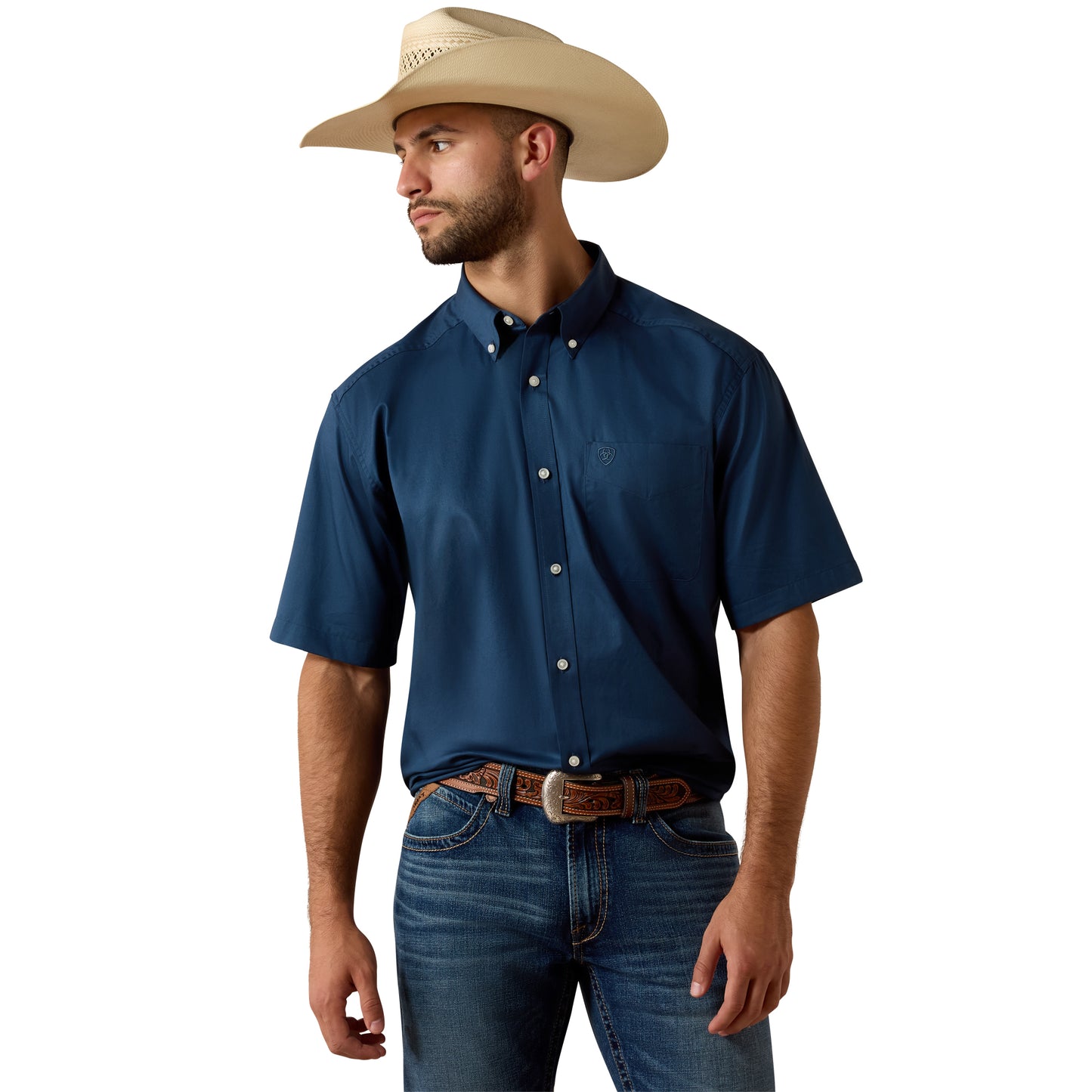 Ariat Men's Key Largo Lightweight Twill Classic Fit Shirt 10073616