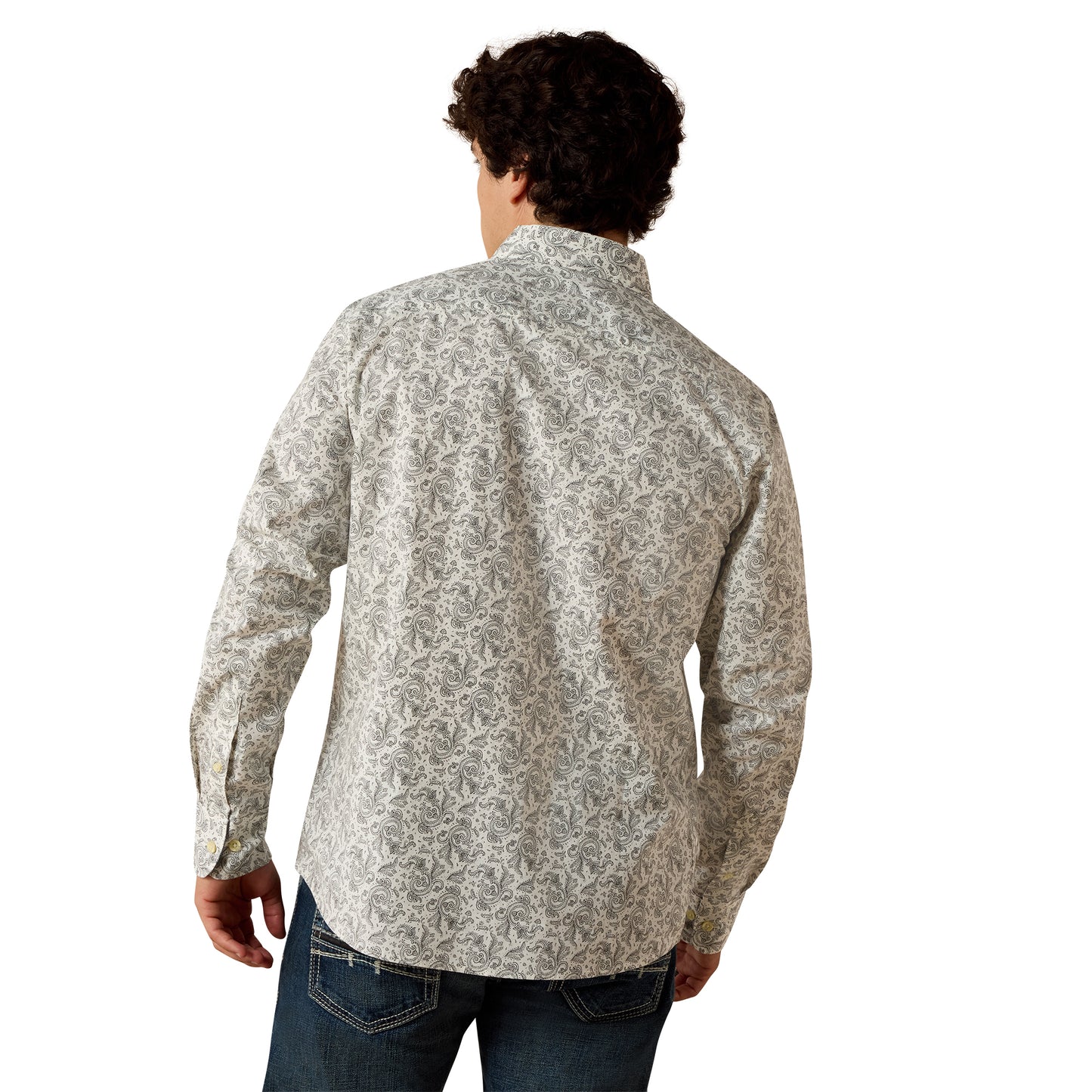 Ariat Men's Martin Pristine Paisley Print Modern Fit Shirt 10073642