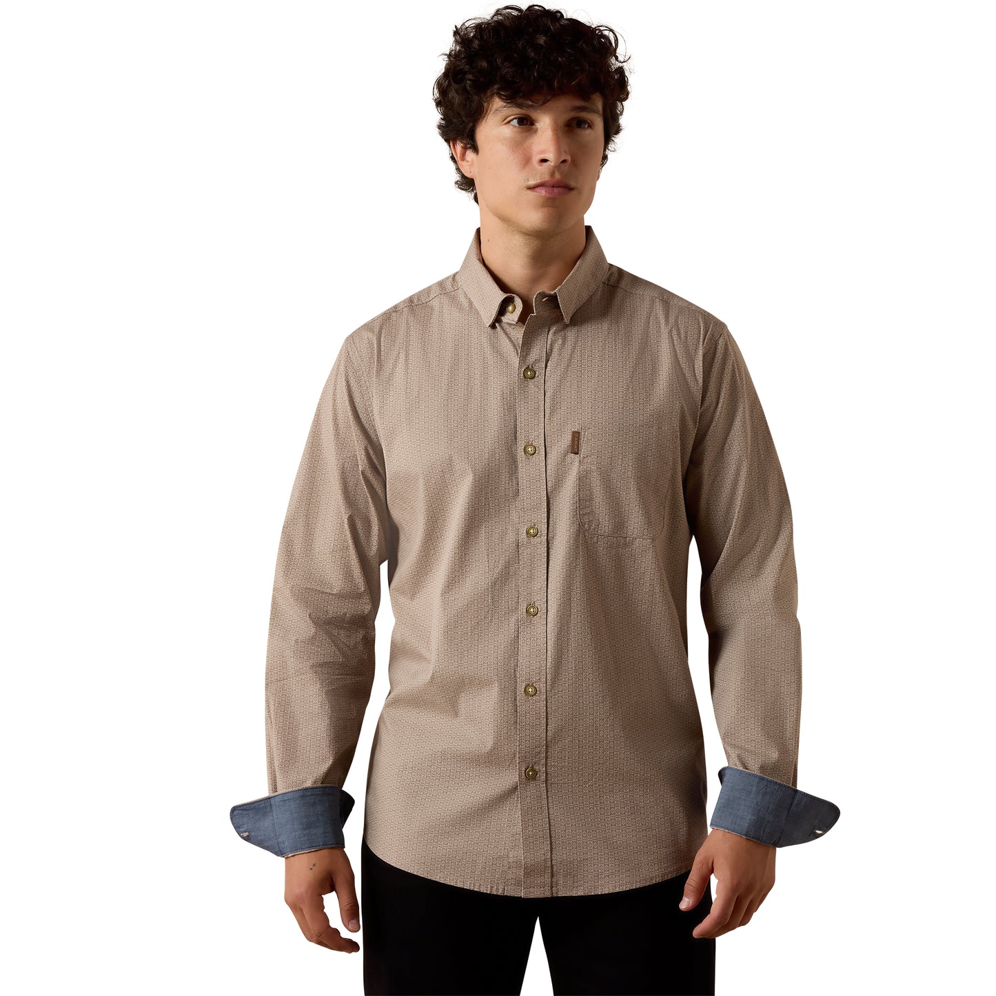 Ariat Men's Monty String Arrow Stripe Modern Fit Shirt 10073643