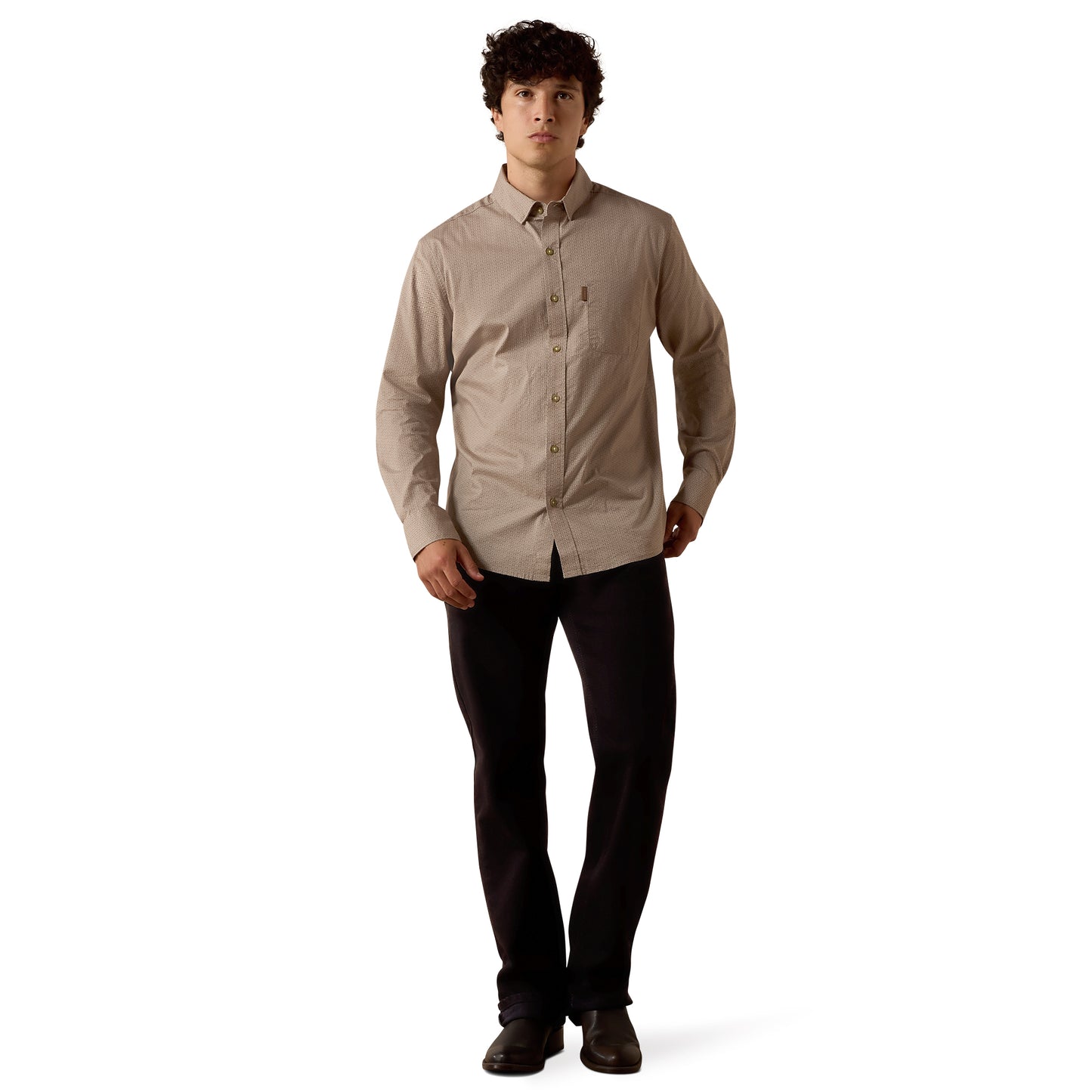 Ariat Men's Monty String Arrow Stripe Modern Fit Shirt 10073643