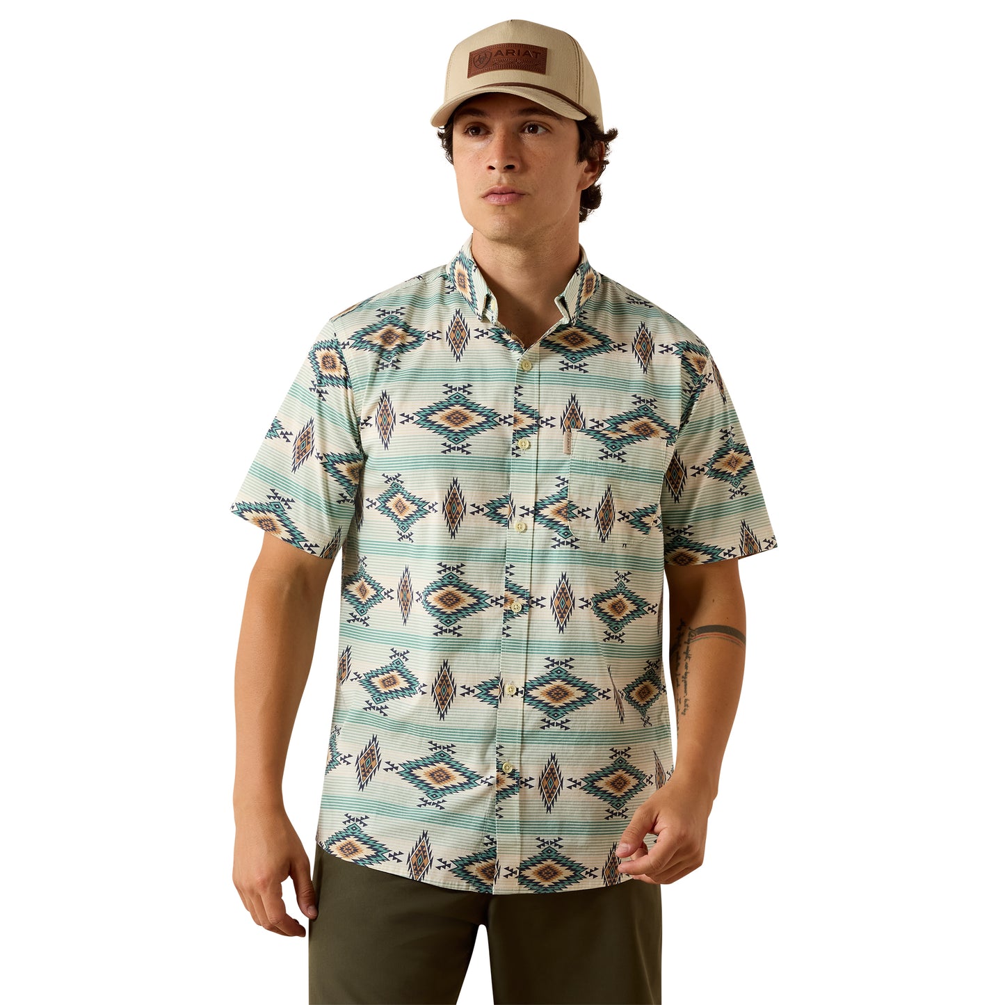 Ariat Men's Merlin Modern Fit Pristine Shirt 10073644