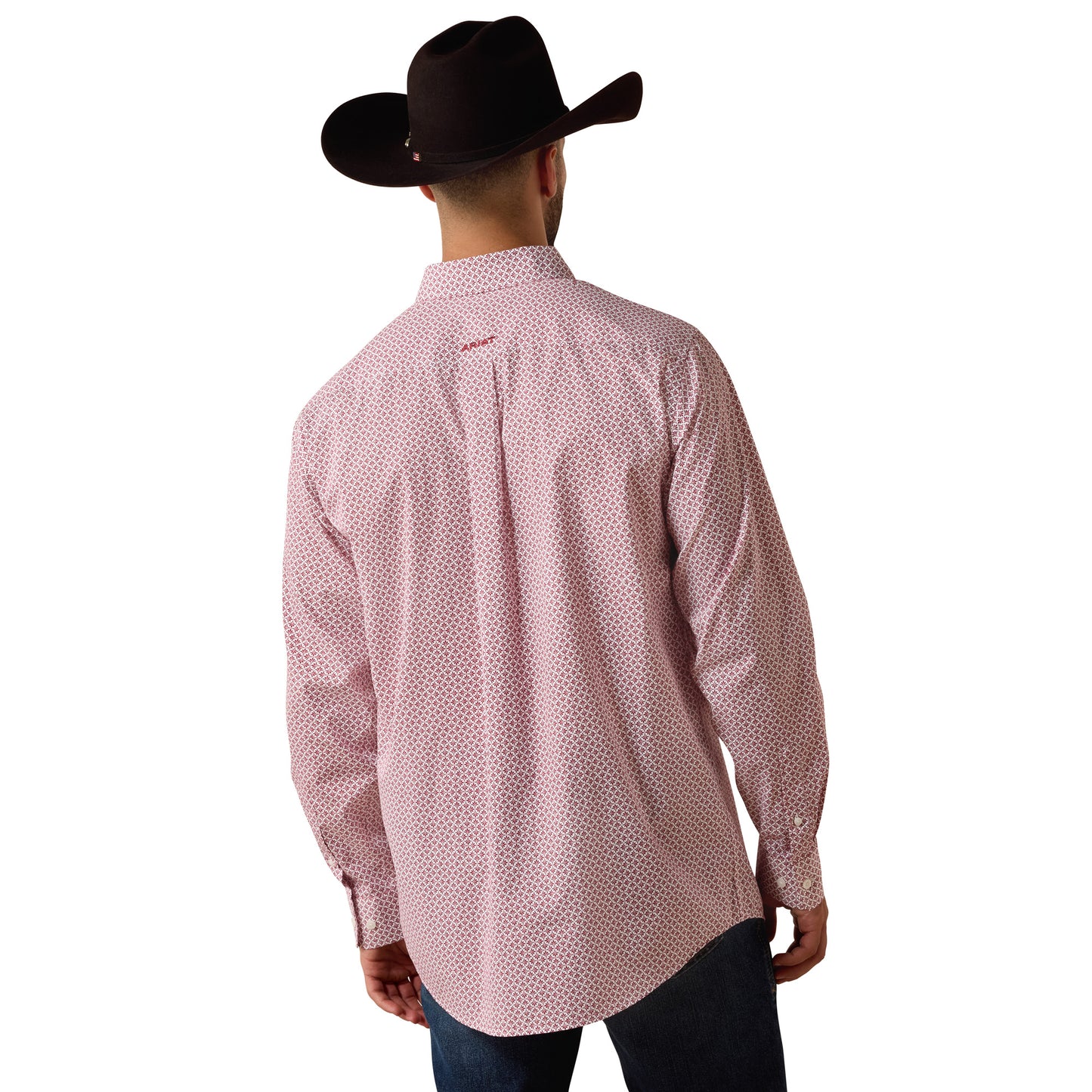 Ariat Wrinkle Free Wilde Rhubarb Leaf Print Fitted Shirt 10073689