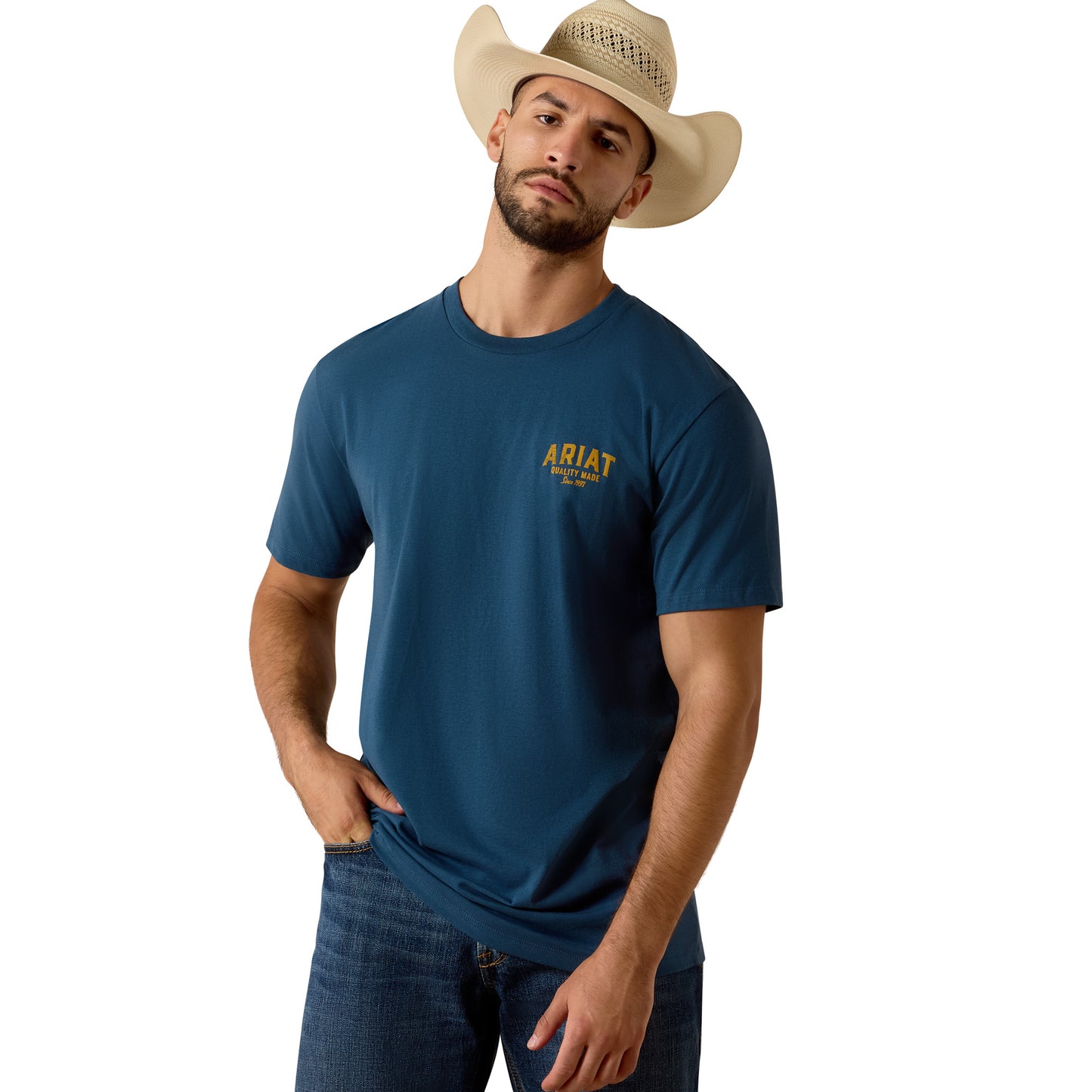 Ariat Men's Quality Wood States Key Largo Classic Fit T-Shirt 10073764