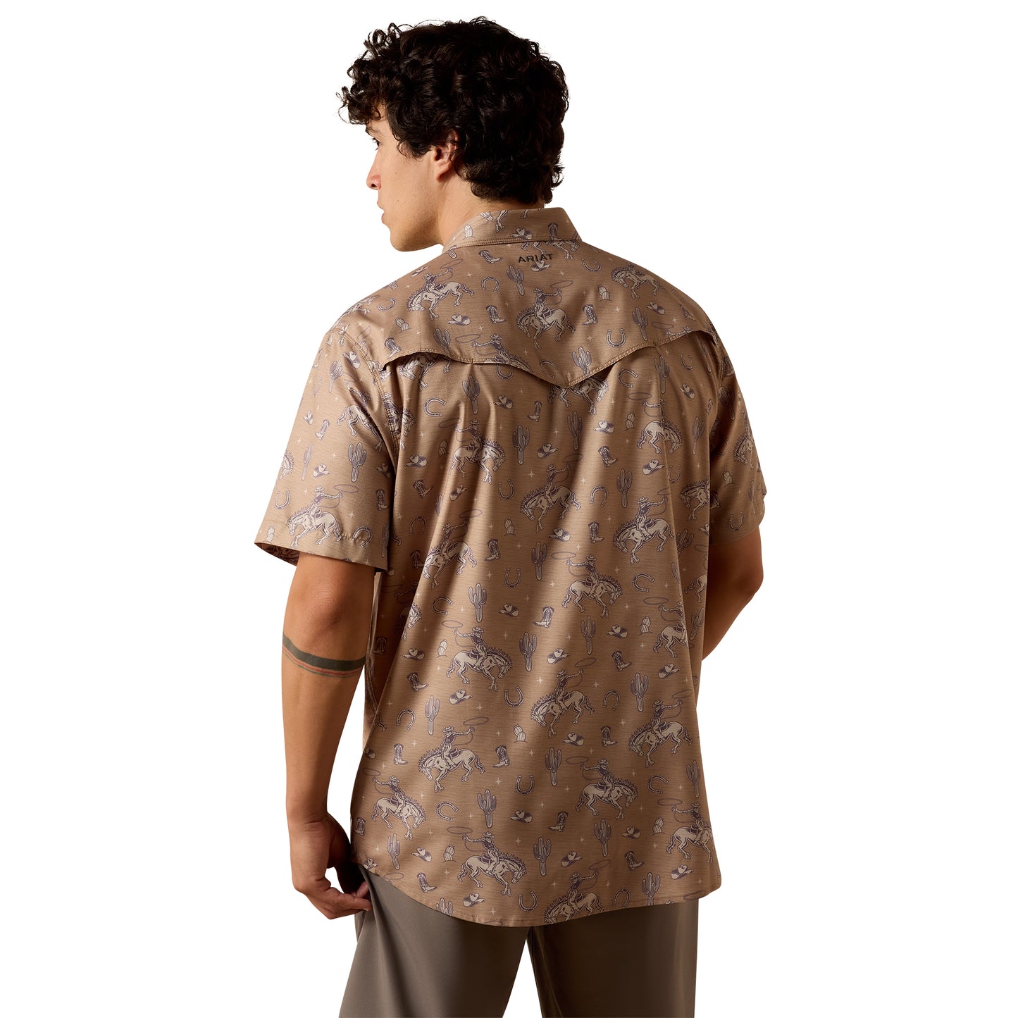 Ariat Men's VentTEK Western Cartouche Printed Snap Shirt 10073869