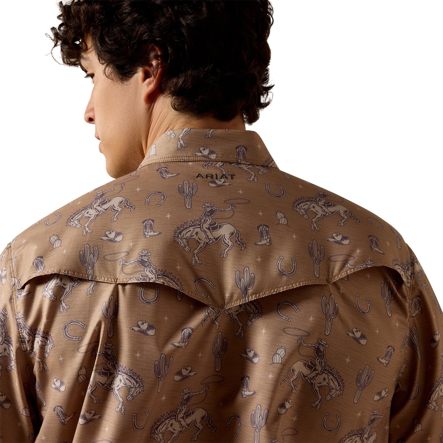 Ariat Men's VentTEK Western Cartouche Printed Snap Shirt 10073869