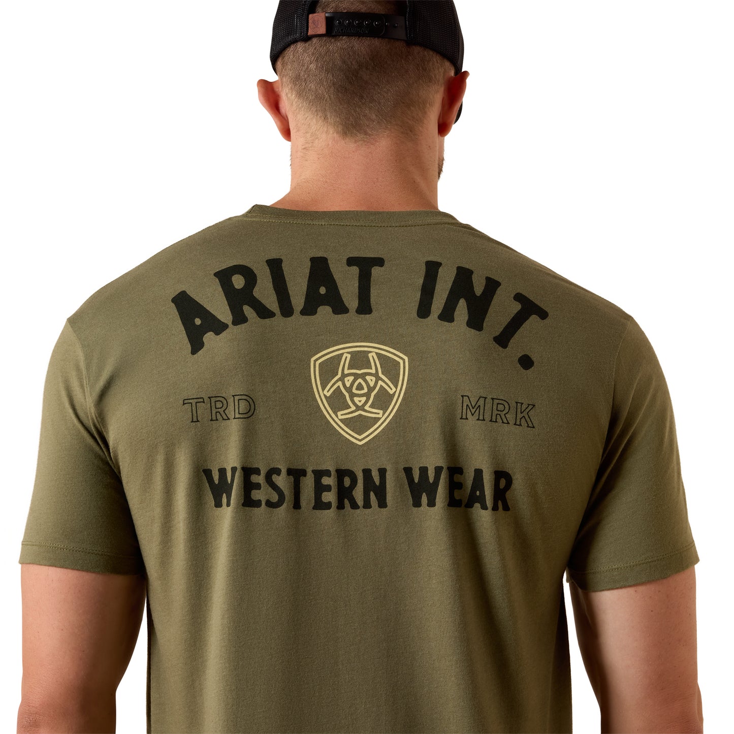 Ariat Men's Outline Shop Military Heather T-Shirt 10073962
