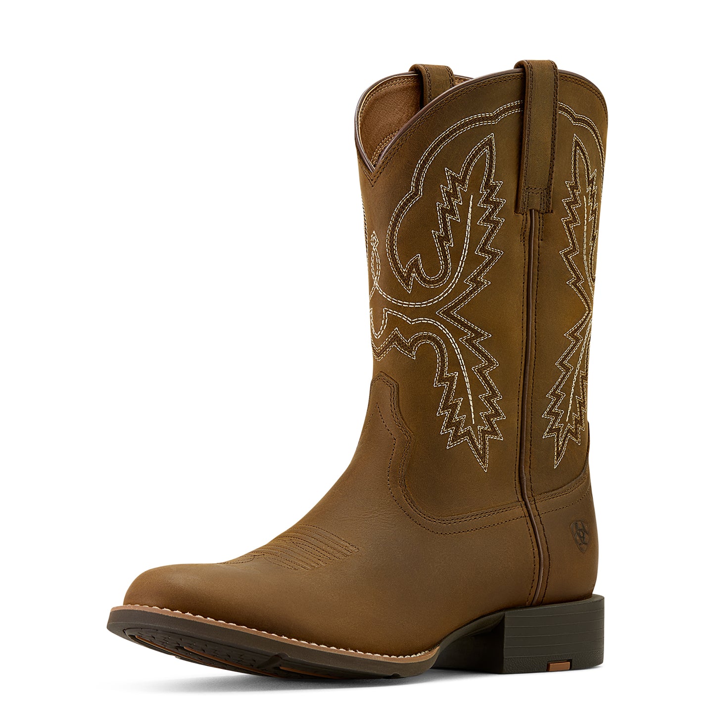 Ariat Men's Sport Stratten Distressed Brown W Toe Western Boot 10074158
